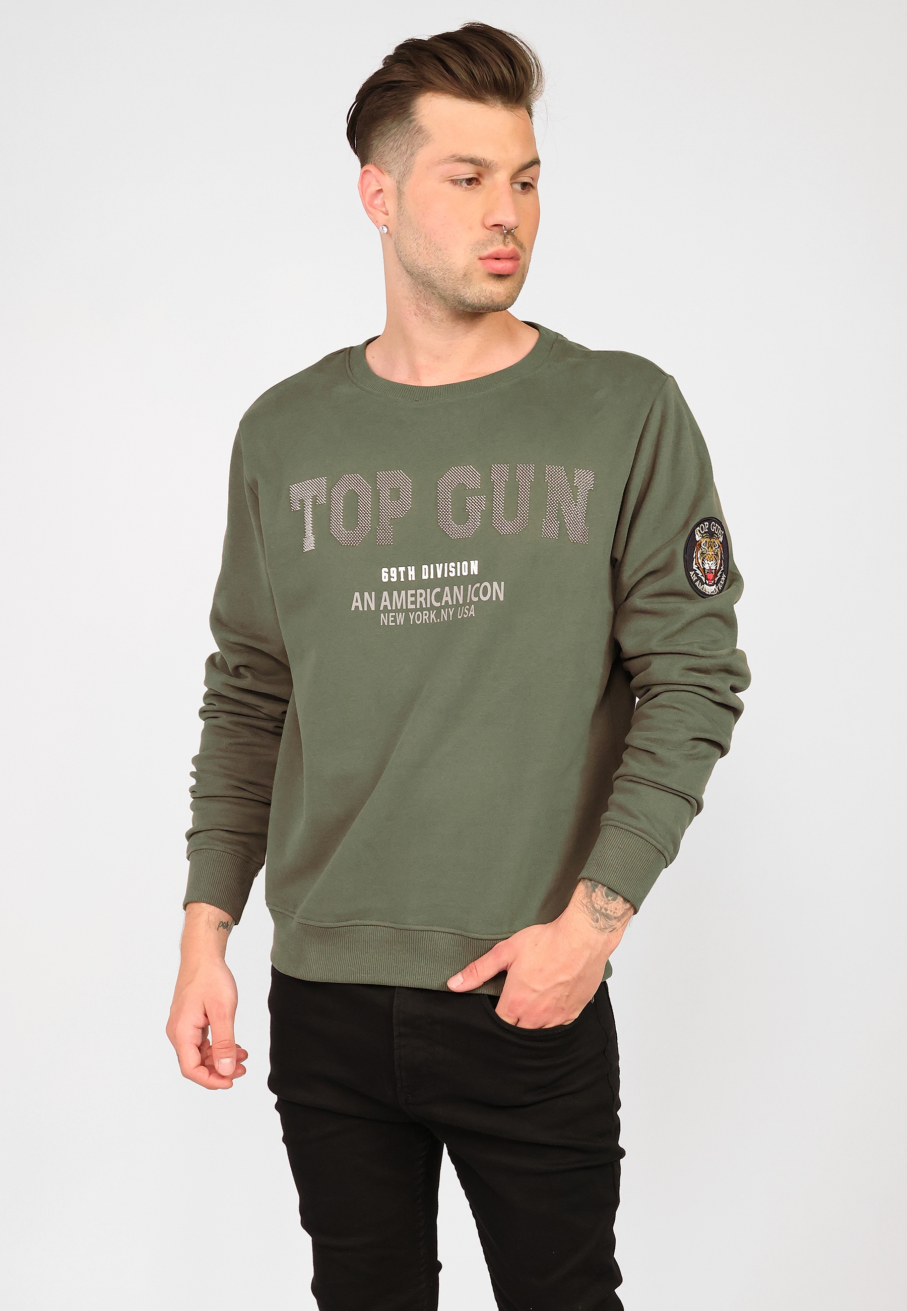 TOP GUN Sweater »Sweater TG20213007«