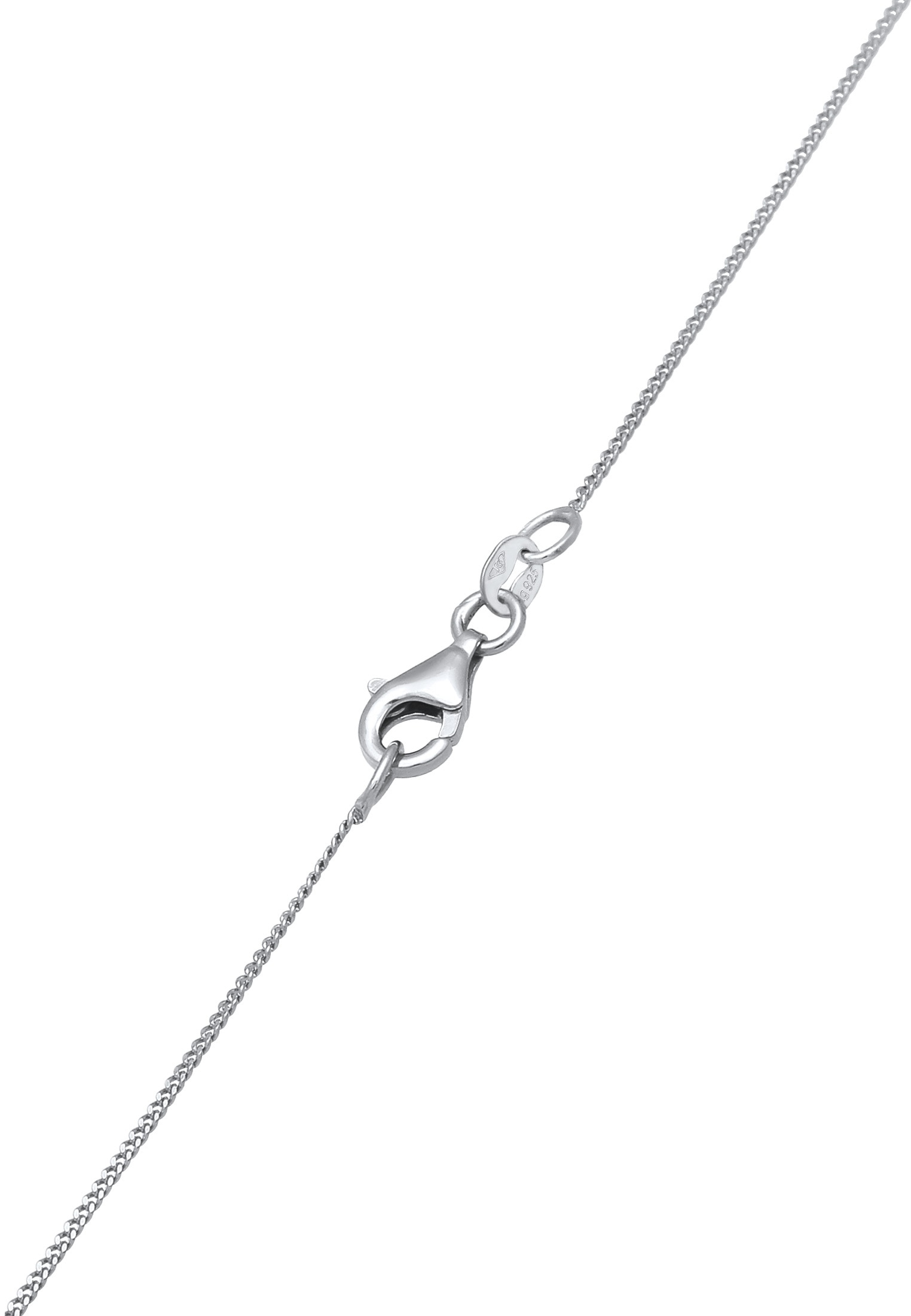 Elli Silberkette »Halskette Anhänger Edelstein Quarz Rosé 925 Sterling Silber«