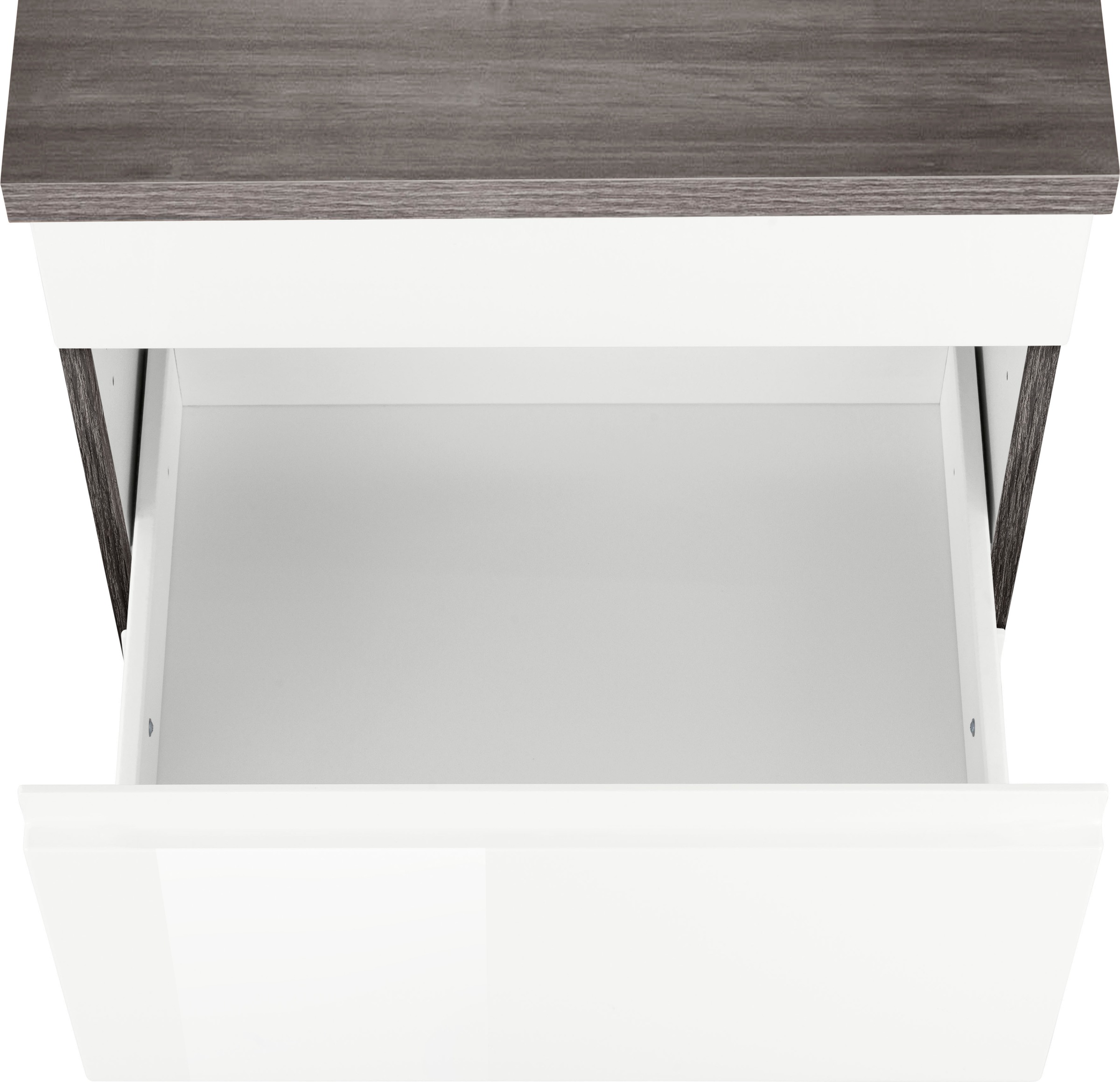 KOCHSTATION Winkelküche »KS-Virginia« Stellbreite 220/220 cm, wahlweise mit E-Geräten