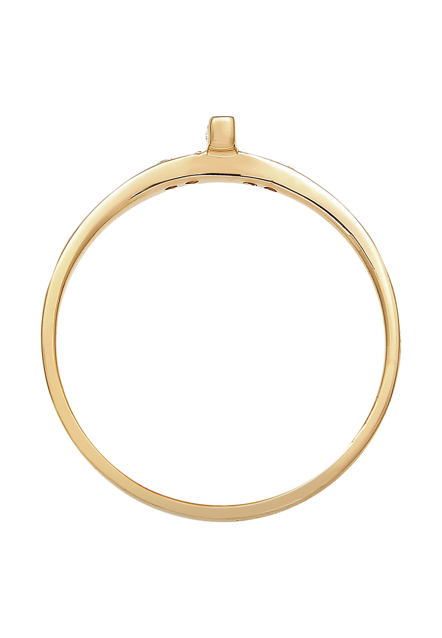 Elli DIAMONDS Verlobungsring »Ring Topas Diamant (0.02ct) 585 Gelbgold«