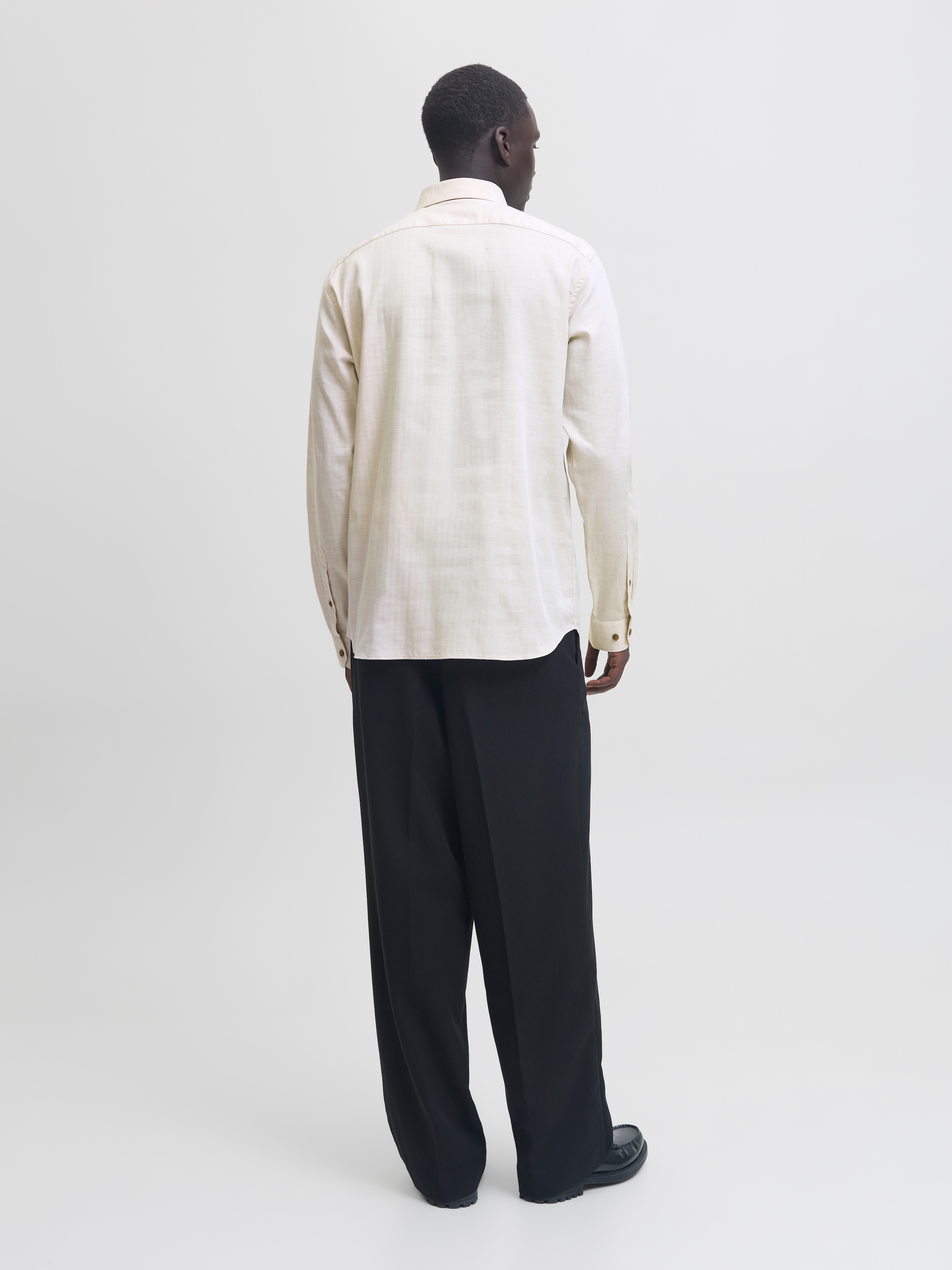 Jack & Jones Langarmhemd »JPRBLAPARKER MELANGE L/S SHIRT BF«