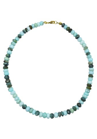 Collier »Schmuck Geschenk Halsschmuck Halskette Farbstein Edelstein Opal«