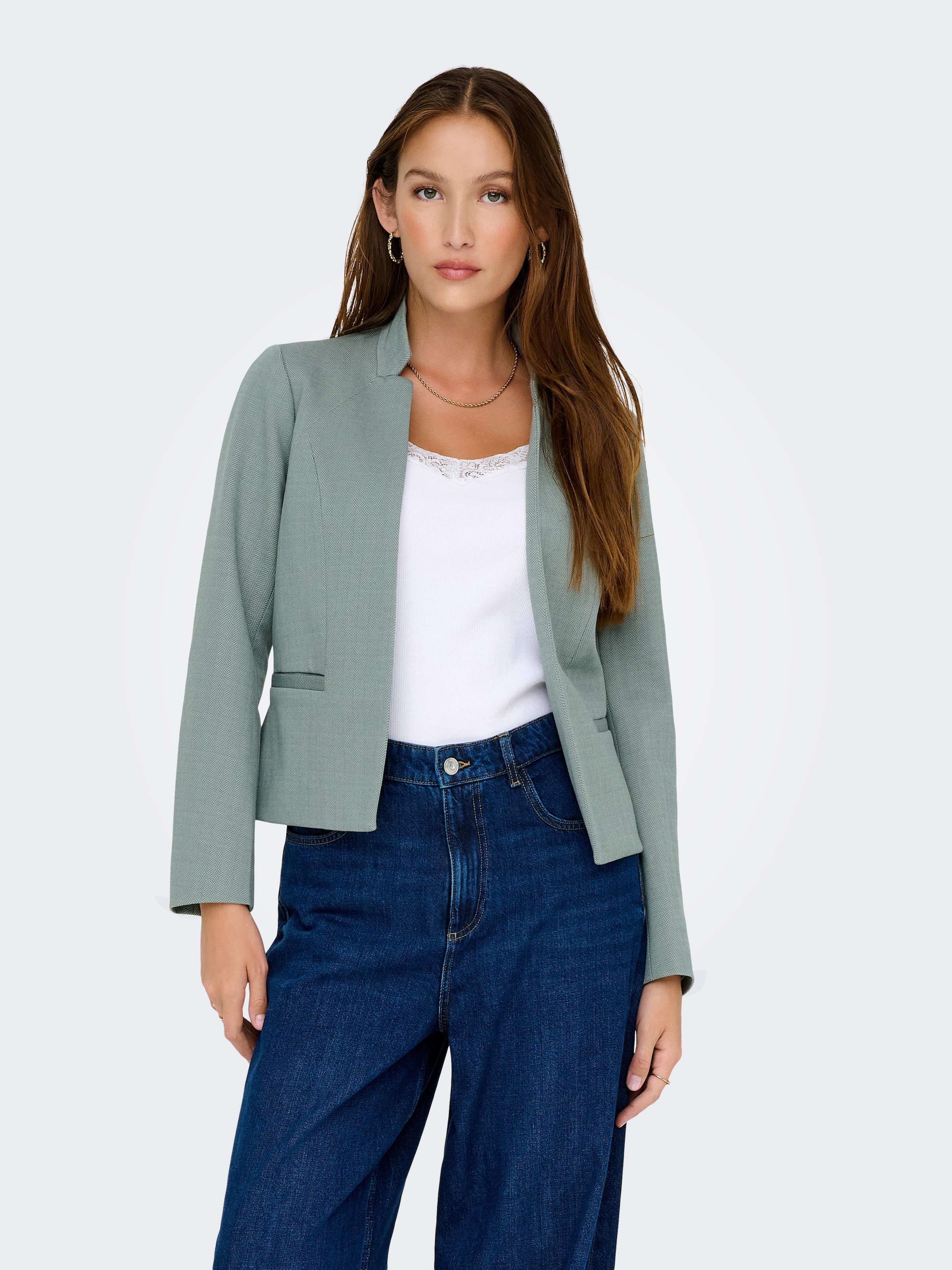 ONLY Kurzblazer »ONLADDY L/S HARRINGBONE BLAZER CC TLR«