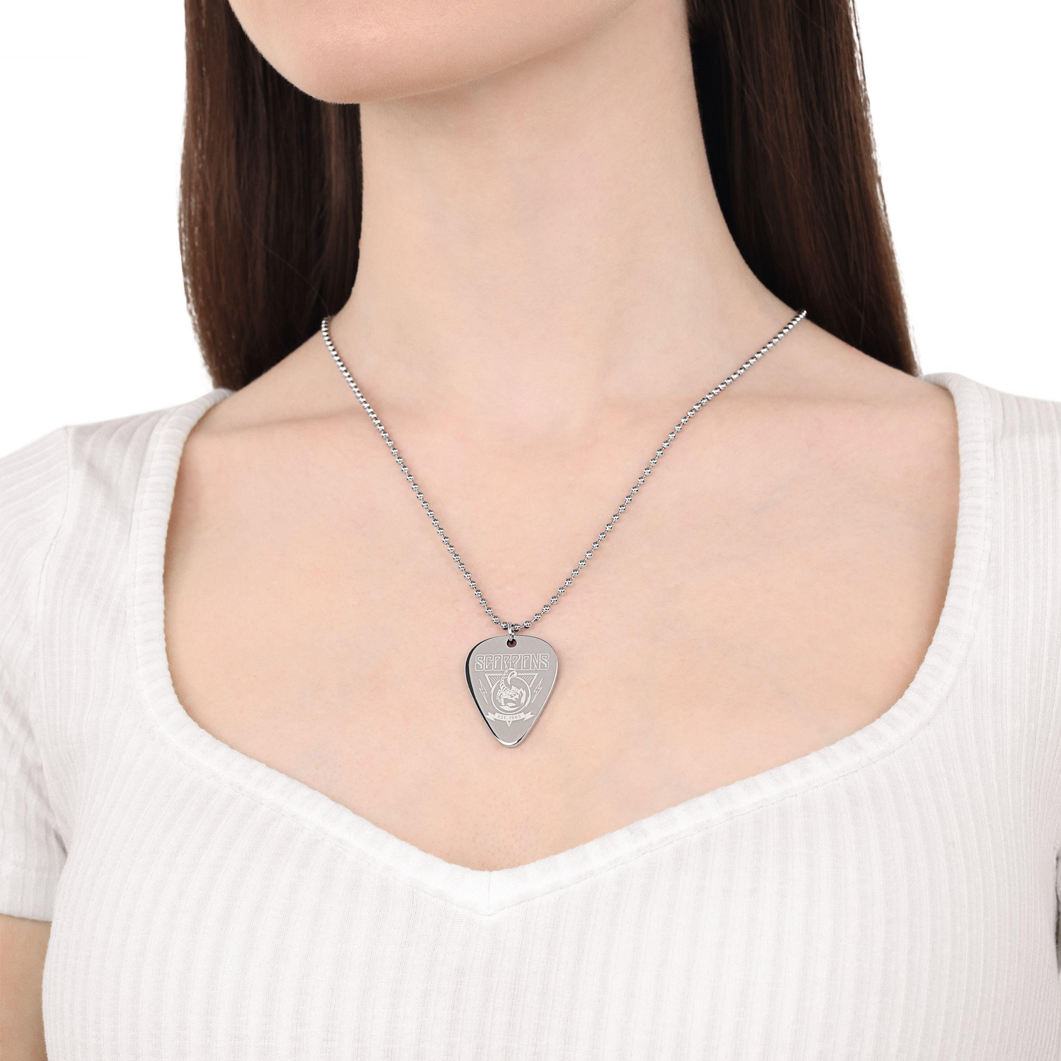 Amor Kette mit Anhänger »Scorpions by Amor, Plektrum«