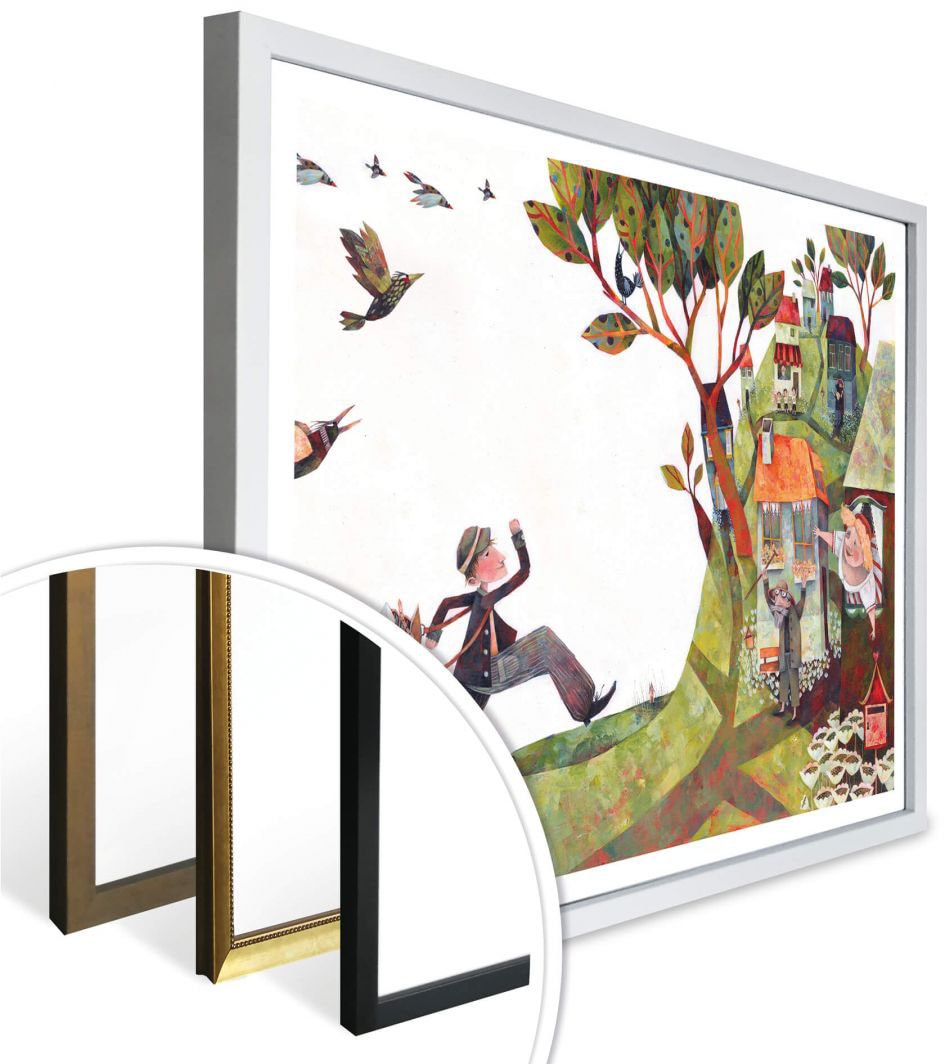 »Märchen Briefträger«, Wandposter Poster Der Menschen, Bild, Poster, St.), Wandbilder im Online (1 Wandbild, Wall-Art Shop OTTO
