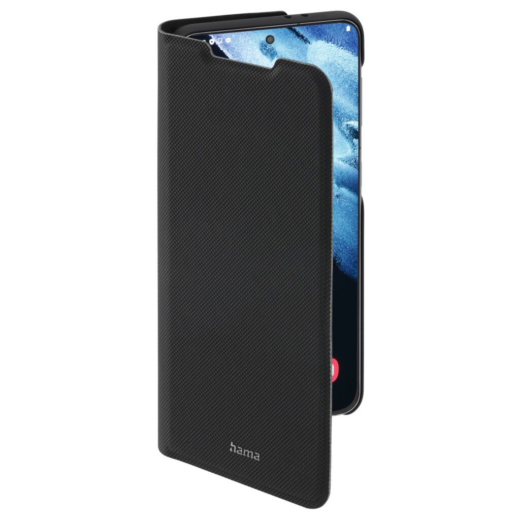 Hama Smartphone-Hülle »Booklet für Samsung Galaxy S21 (5G), schwarz, schlankes Design«, Samsung Galaxy S21 5G