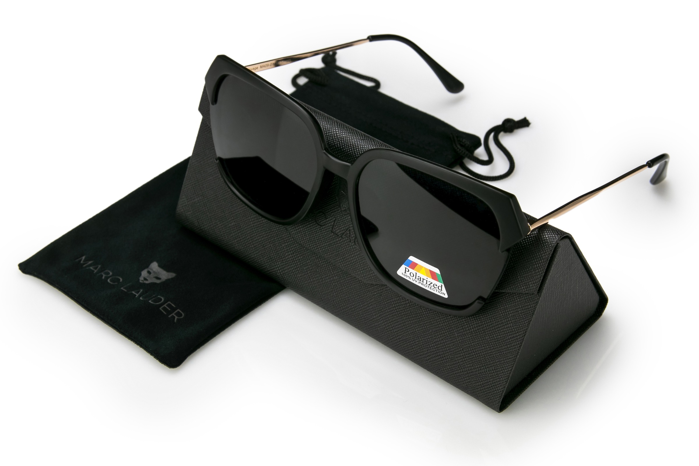 MARC LAUDER Sonnenbrille »MA09-01« 3: dunkles Glas, starke Sonneneinstrahlung