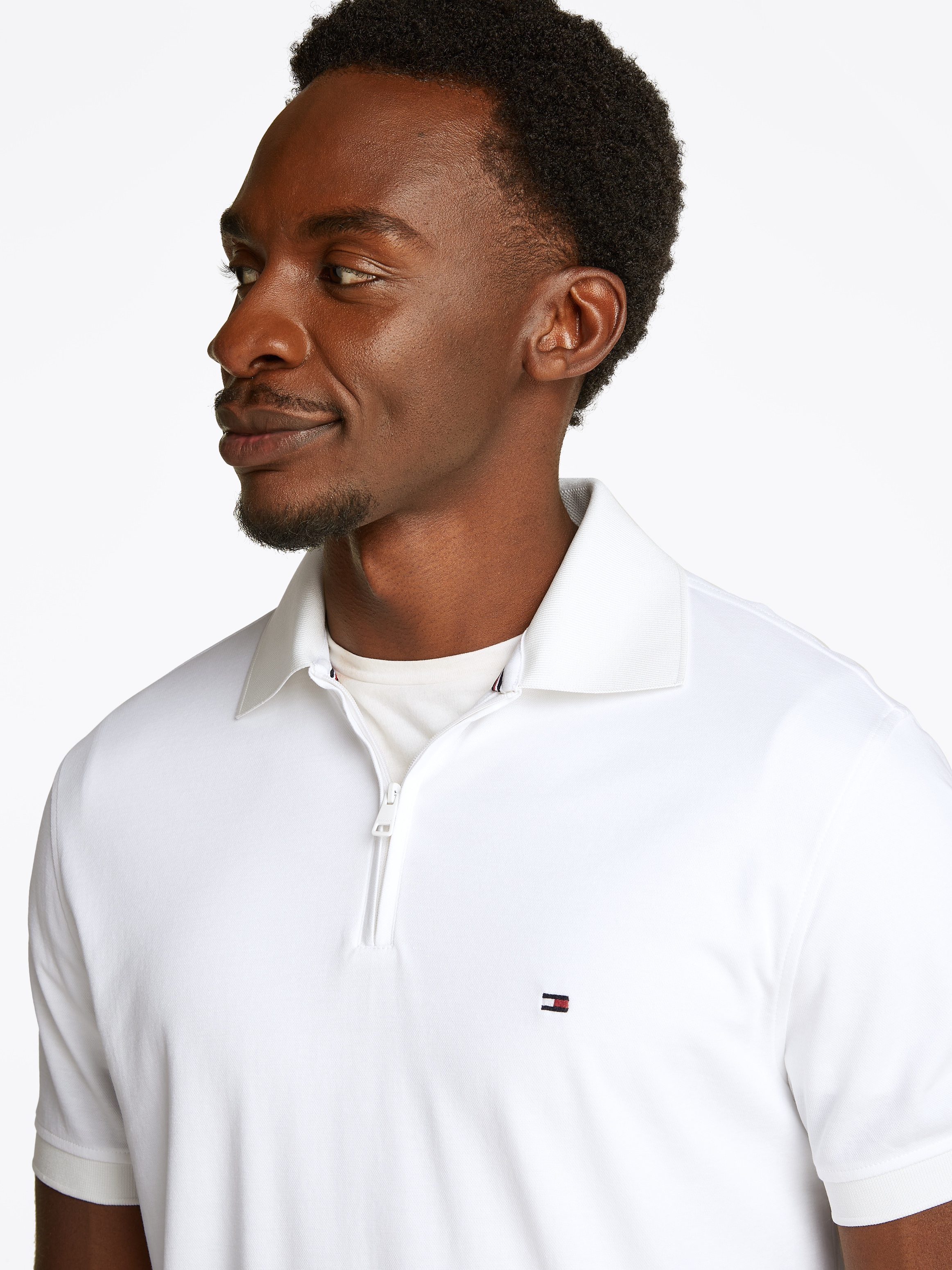 Tommy Hilfiger Poloshirt »PERFORMANCE OXFORD ZIP REG POLO«