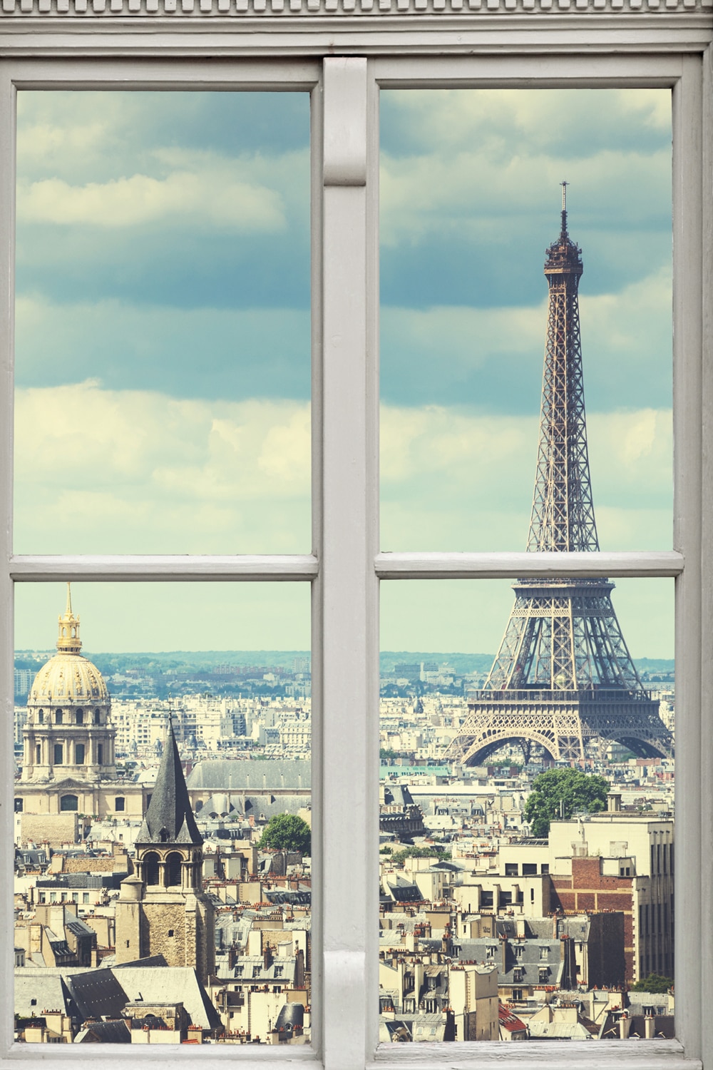 queence Leinwandbild »Paris«, Stadt-Paris, (1 St.), Premium-Leinwandstoff  bestellen bei OTTO | Leinwandbilder