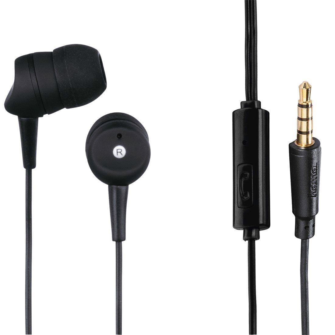 Hama Kopfhörer Basic4Phone, In-Ear, Mikrofon, Kabelknicks