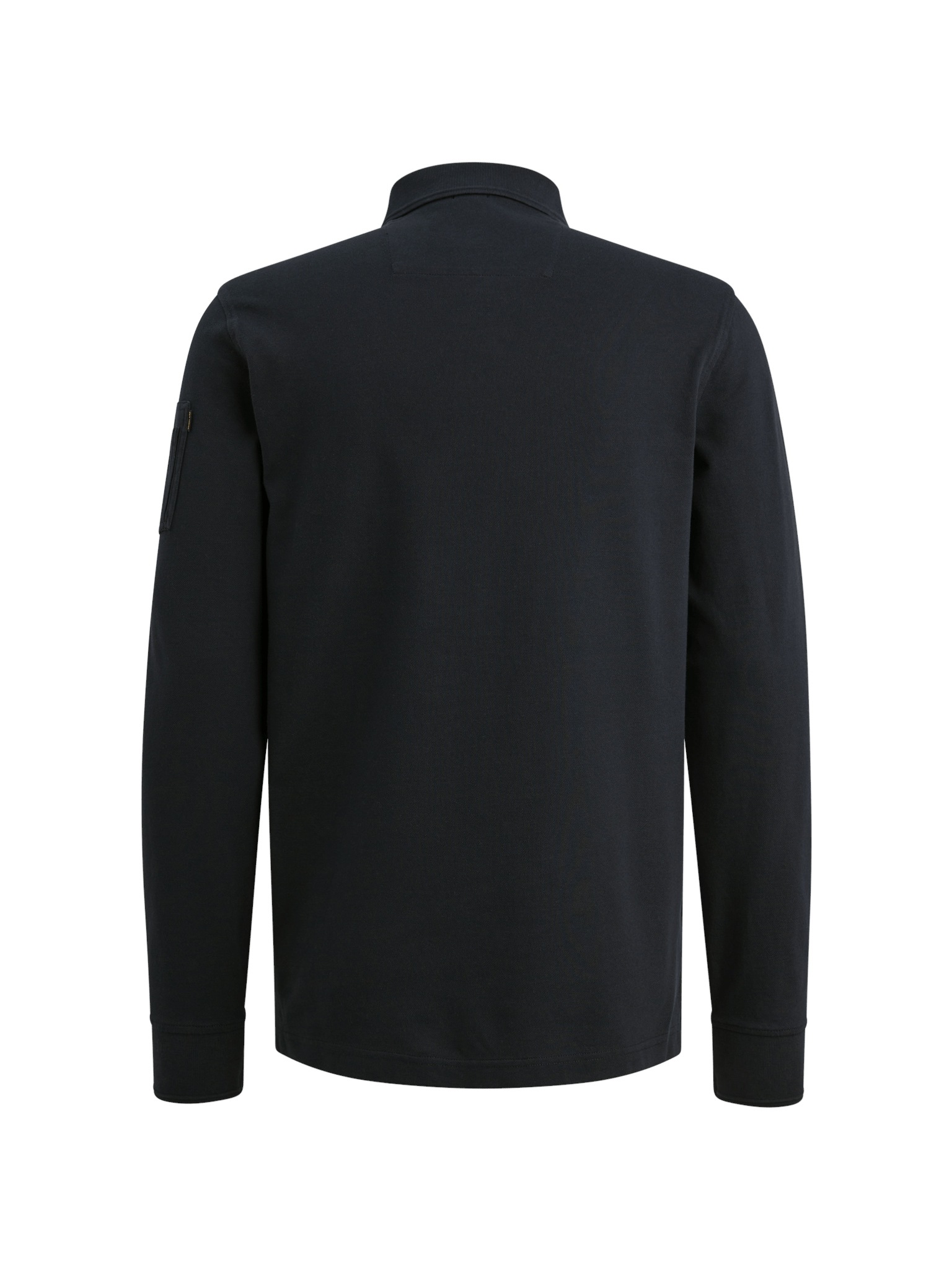 PME LEGEND Langarm-Poloshirt mit Logo Stickerei