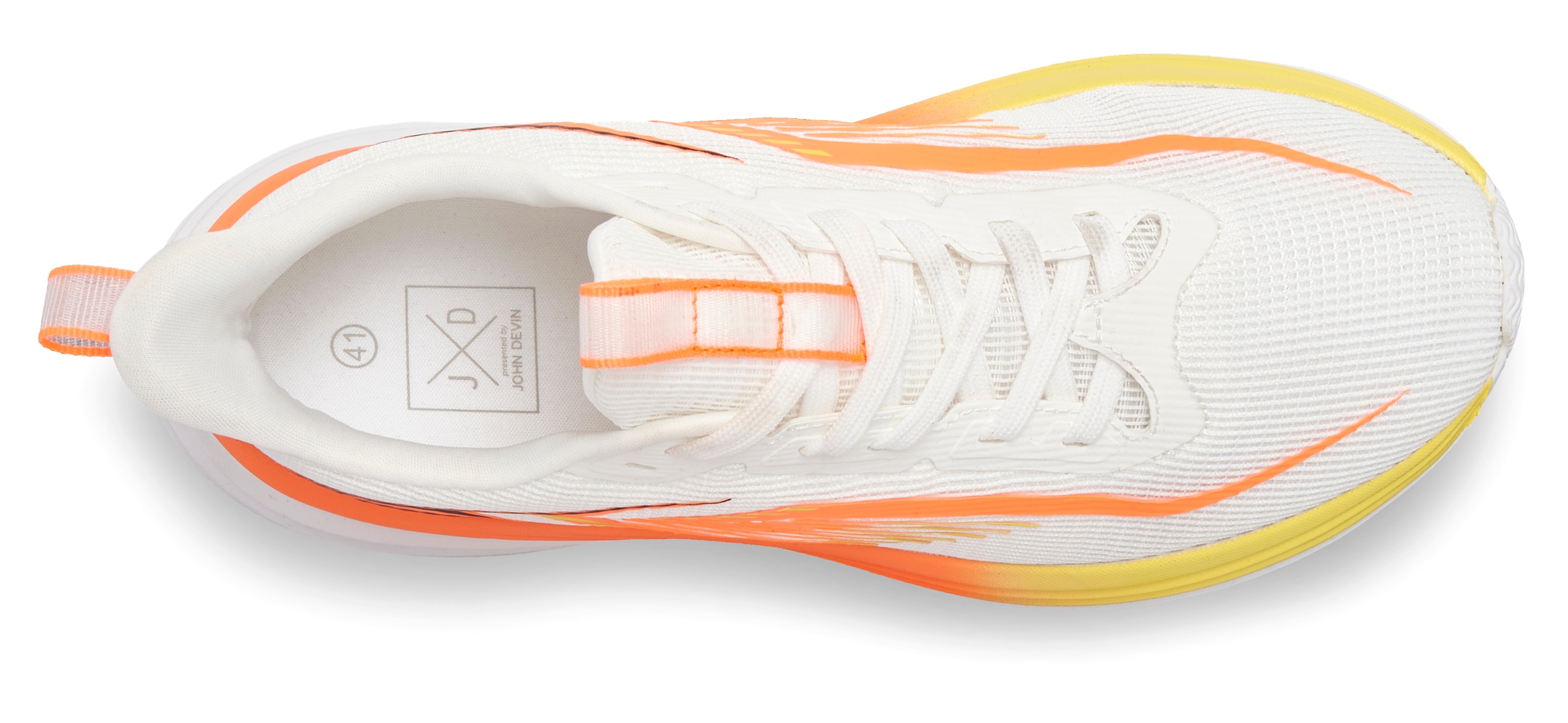 John Devin Sneaker »Schnürhalbschuh, Halbschuh, Freizeitschuh, Turnschuh«  im sportiven Look mit dämpfender Chunky Außensohle Unisex VEGAN