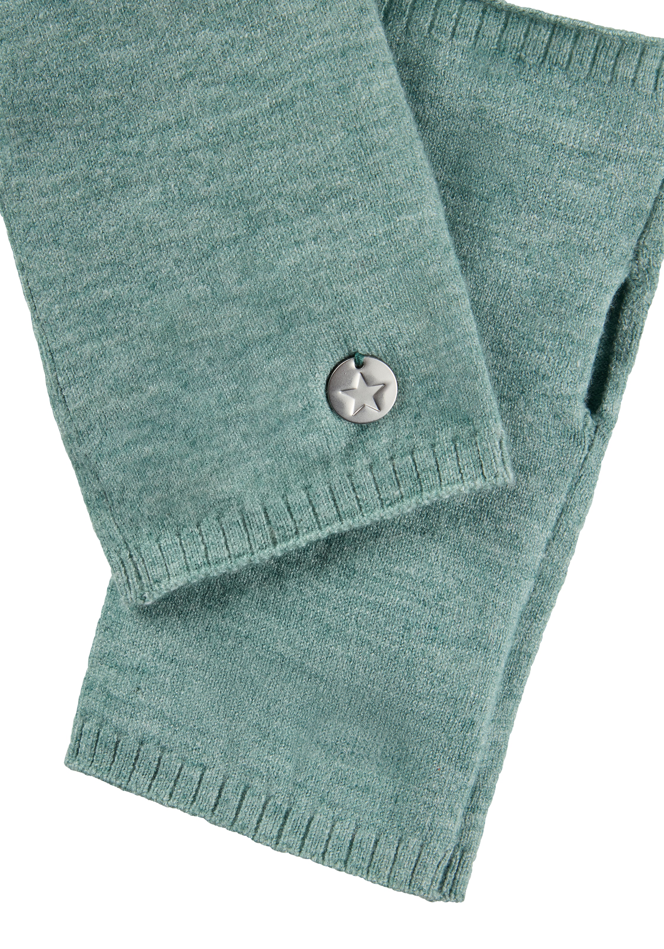 Laura Scott Armstulpen 2 Stk. tlg. aus kuscheligem Strick mit süßem Metall-Badge - NEW