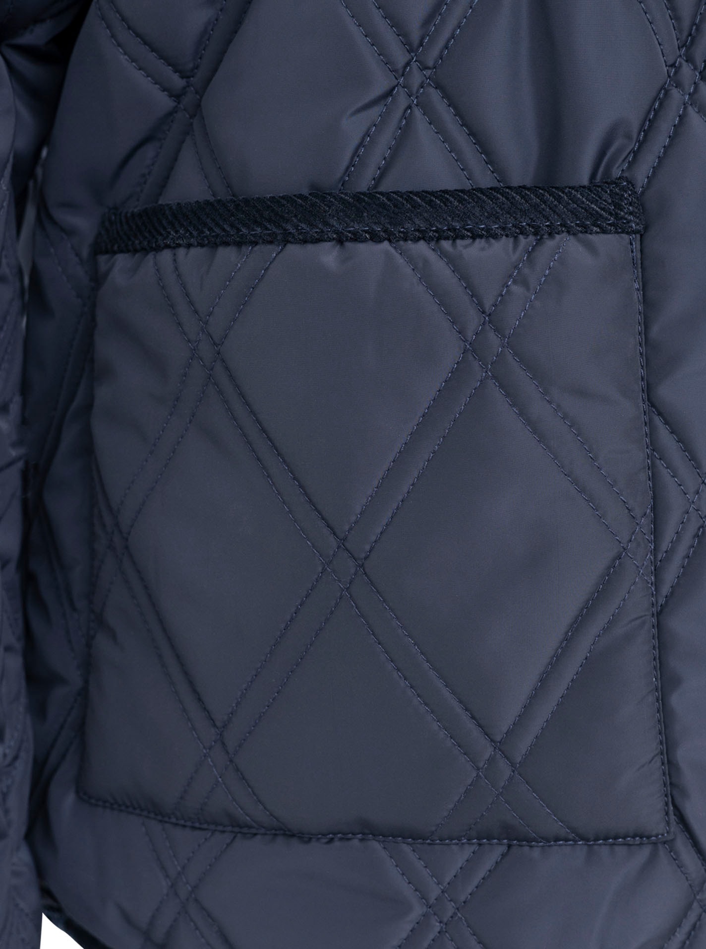 Zwillingsherz Steppjacke »"Classic"« Kordkragen, Knopfleiste und Taschen