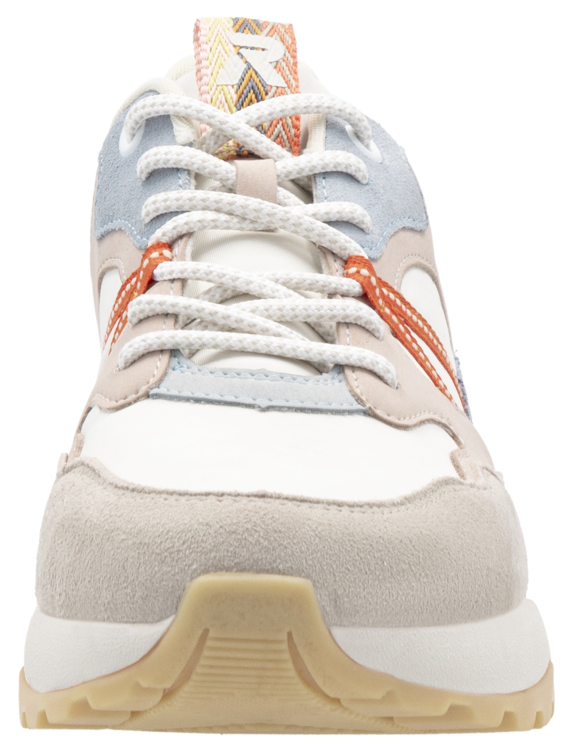 RIEKER Sport Keilsneaker »Bel Air«, Freizeitschuh, Halbschuh, Schnürschuh mit herausnehmbarem Fußbett