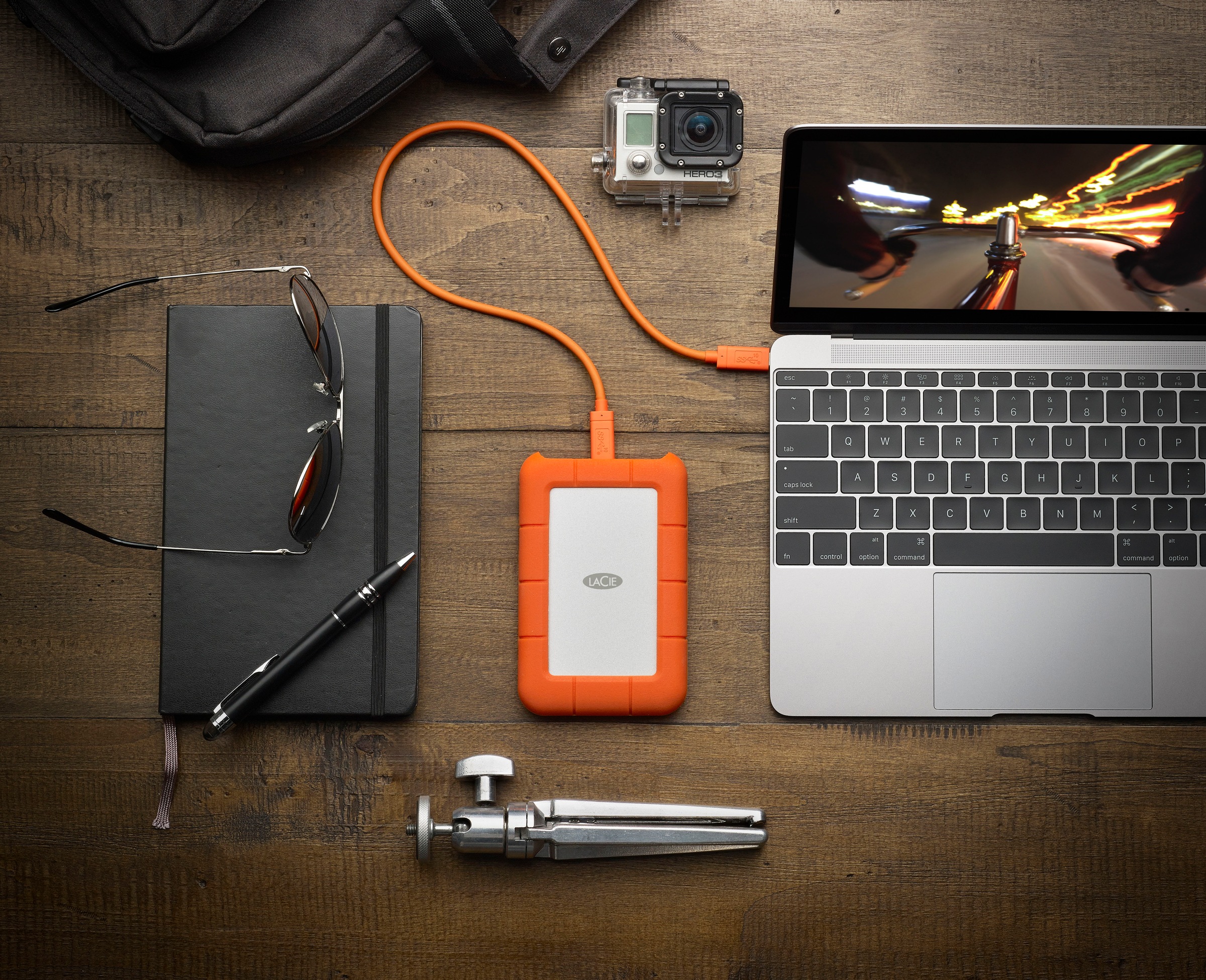 LaCie externe HDD-Festplatte »Rugged USB-C«, Anschluss USB-C-USB 3.0