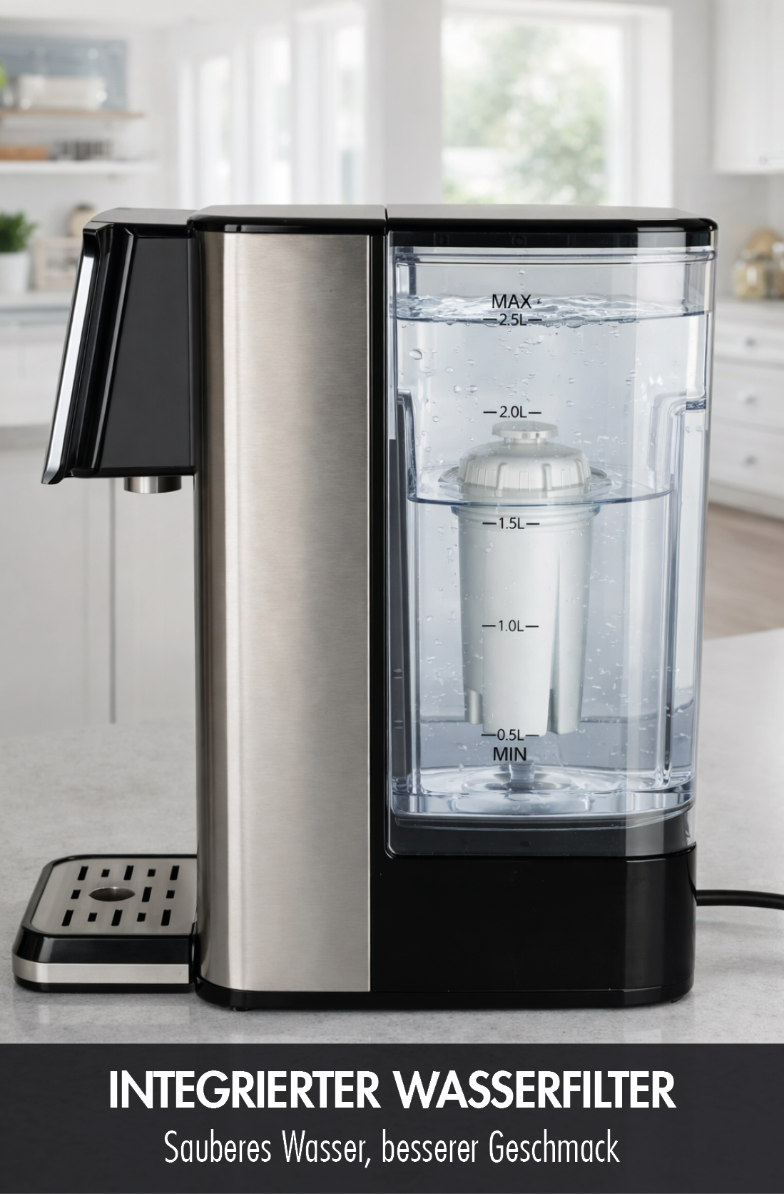 Gastroback Heißwasserspender »42330 QUICK TEA« 2,5 l 2600 W