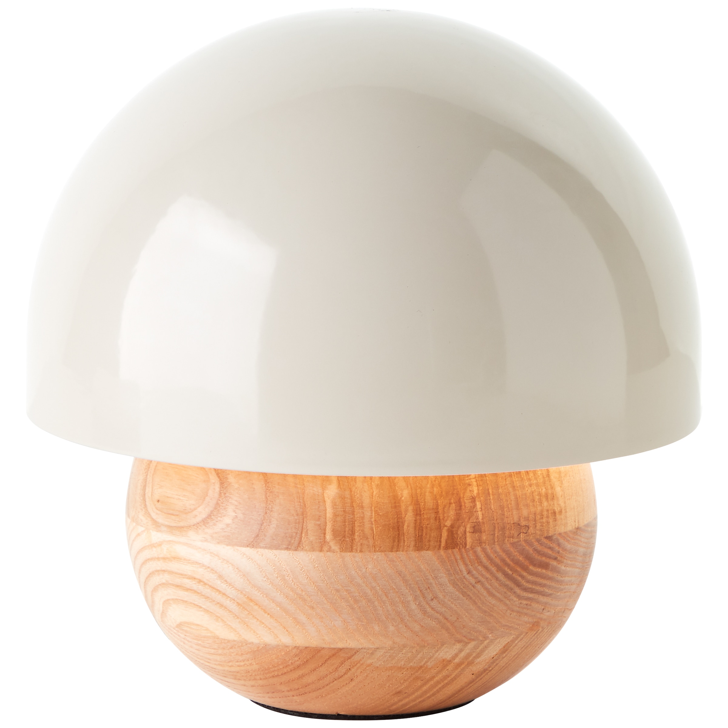 Brilliant Tischleuchte »Nalam«, 1 flammig, Leuchtmittel E14 | ohne Leuchtmittel, Pilz-Tischleuchte, Ø 20 cm, E14, Holz/Metall