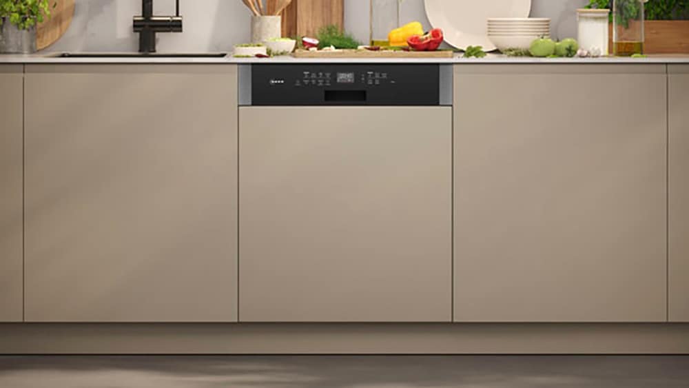 NEFF teilintegrierbarer Geschirrspüler N 70 »S147ZCS01E«, 14 Maßgedecke, Zeolith® für herausragende Trocknungsergebnisse