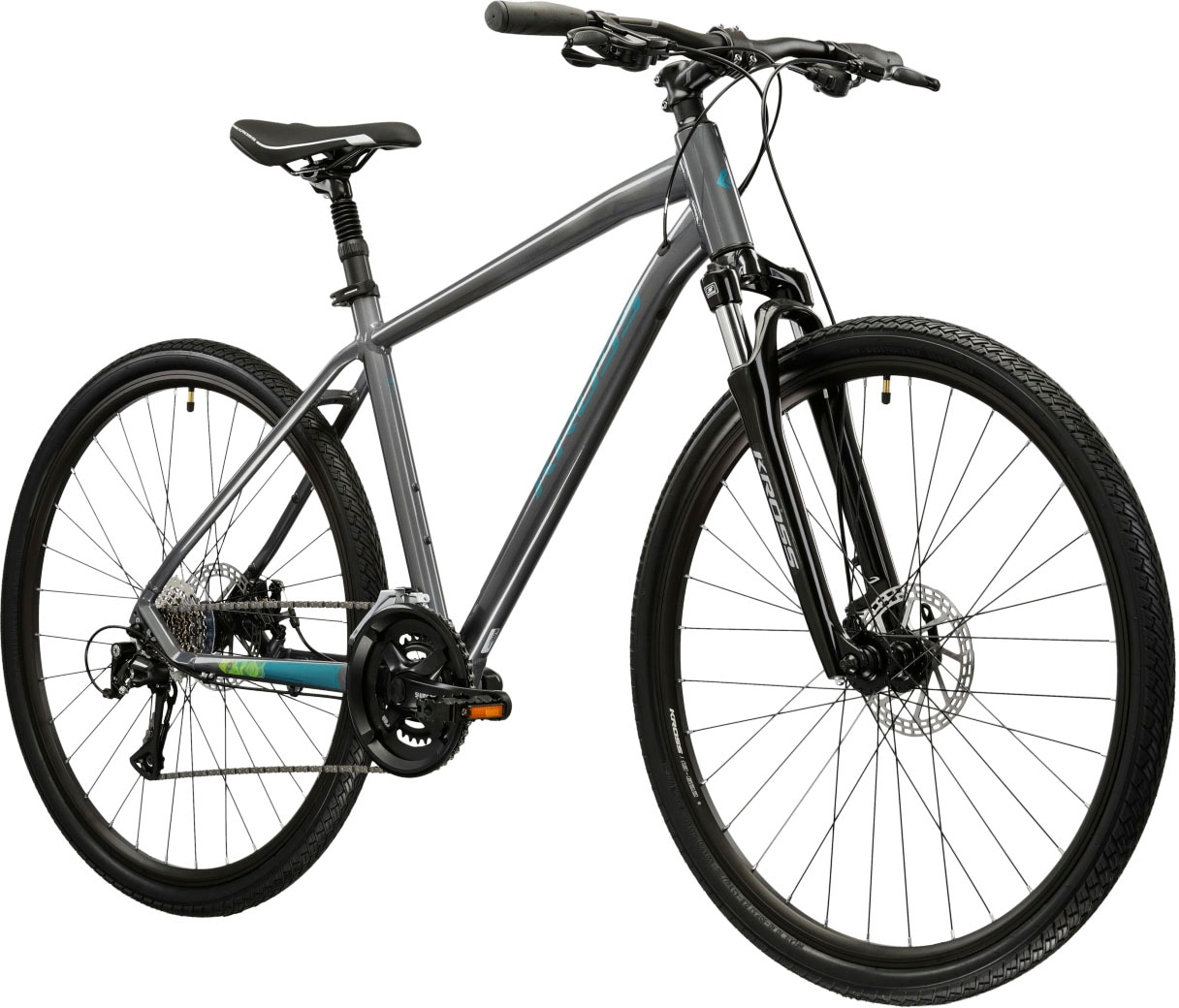 Kross Crossrad »Evado 3.0«, 16 Gang, Shimano, ACERA M3020 Schaltwerk, Kettenschaltung