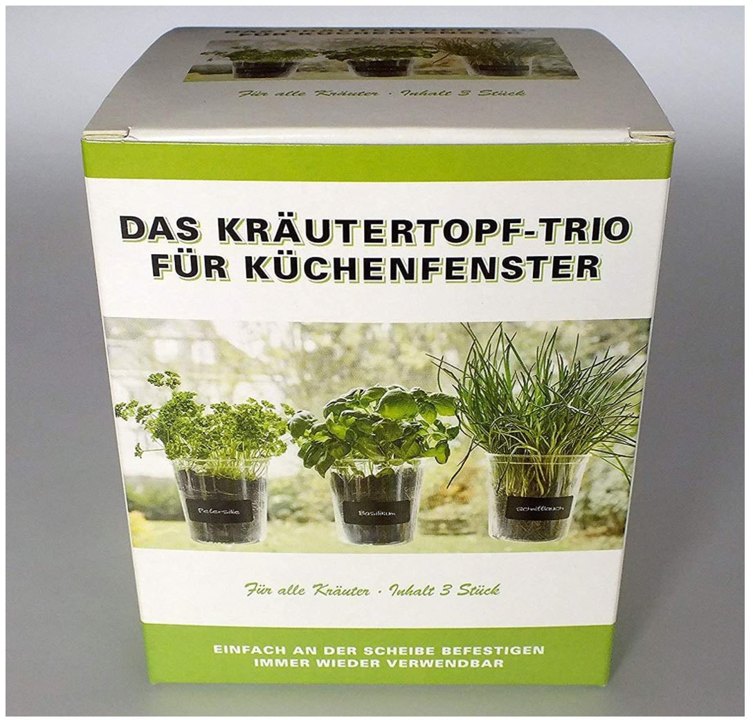 queence Kräutertopf »Kräutertöpfe-Trio«, (3 St.)