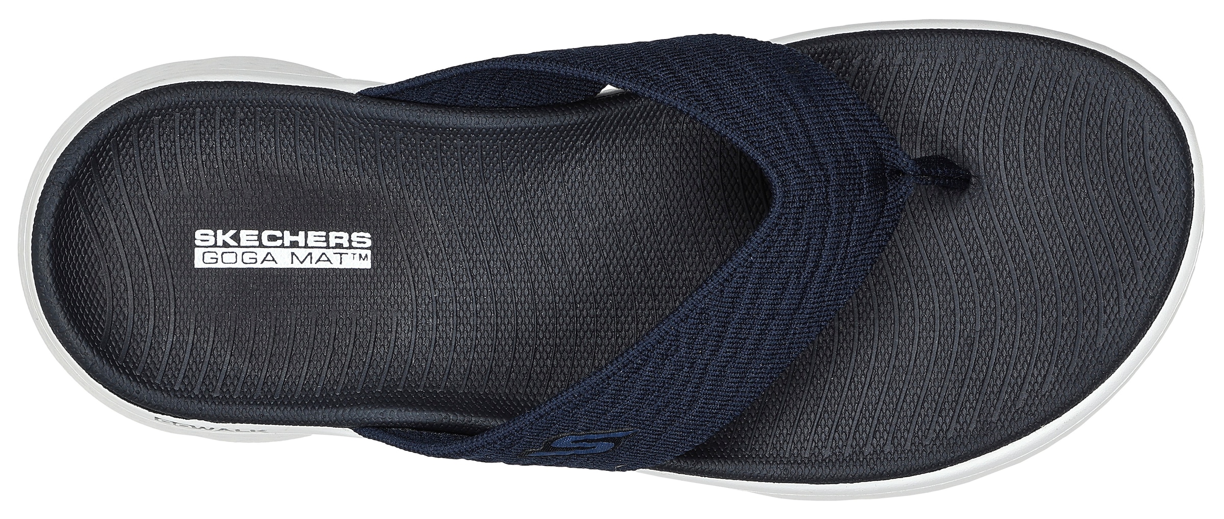 Skechers Zehentrenner »GO WALK FLEX SANDAL-SPLENDOR-X«, Sommerschuh, Schlappen, Poolsildes mit Goga Mat Footbed