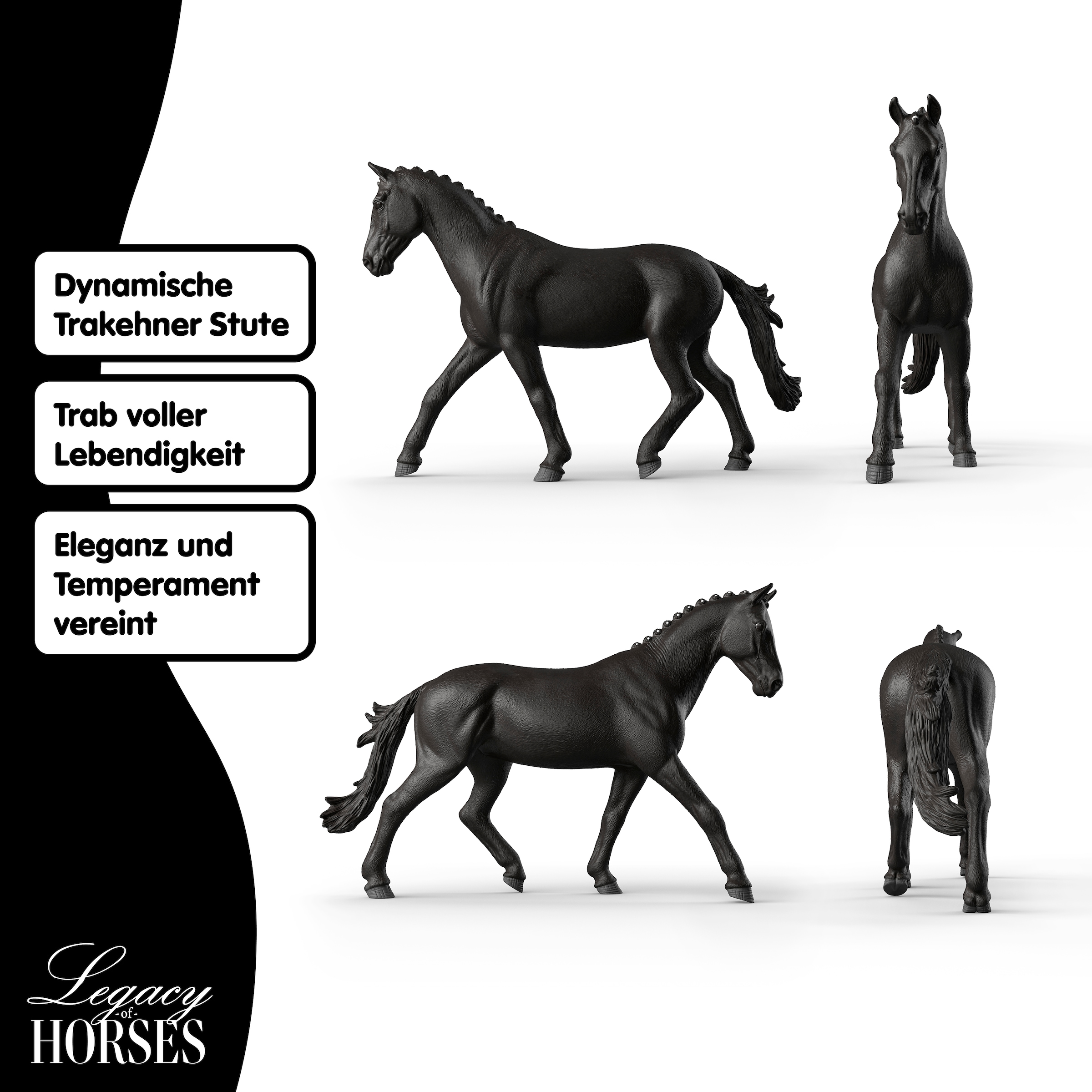 Schleich® »Legacy of Horses, Sonata Trakehner Stute, 1:12 (72235)« Sammelfigur für Erwachsene, Höhe: ca. 18 cm