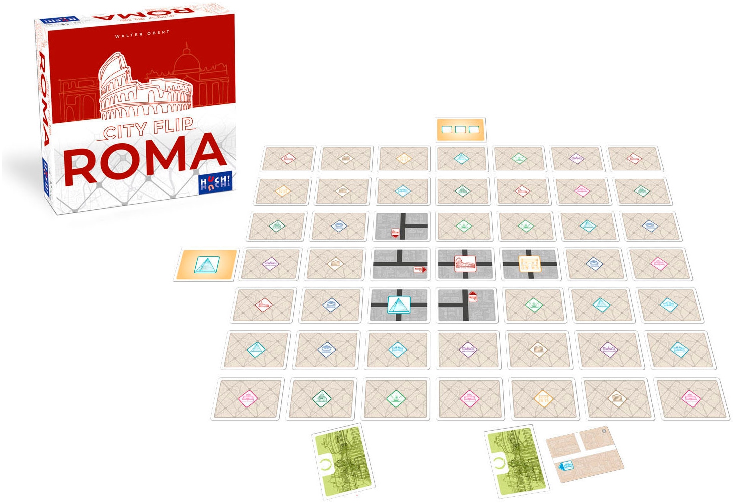 HUCH! Spiel »City Flip: Roma« Made in Europe