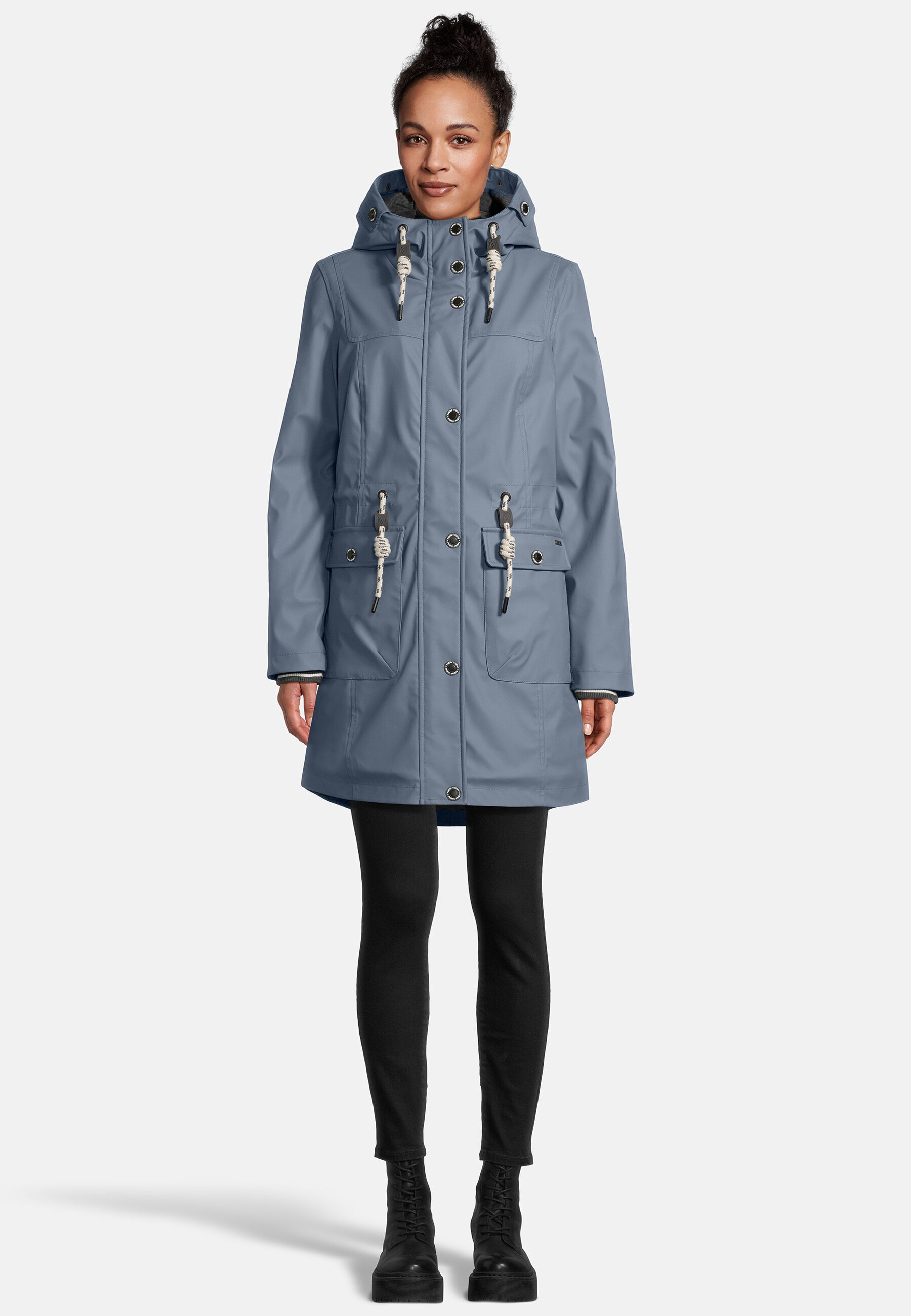 New View Regenjacke »Lillie« mit Kapuze mit weitenregulierbarer Kapuze