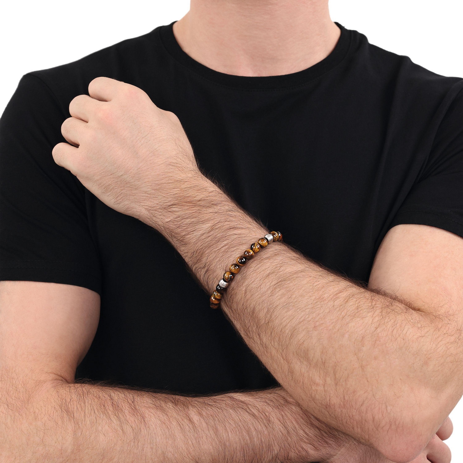 Amor Armband mit Tigerauge