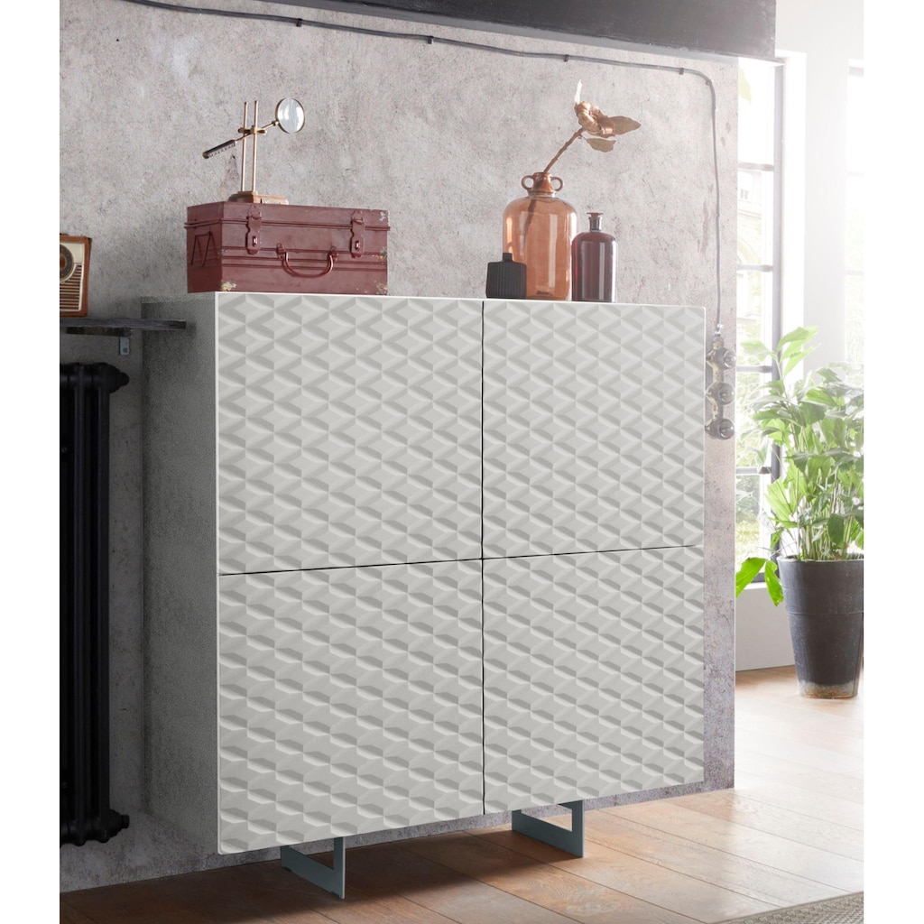 DIVENTA Highboard »KORFU«, Breite 110 cm