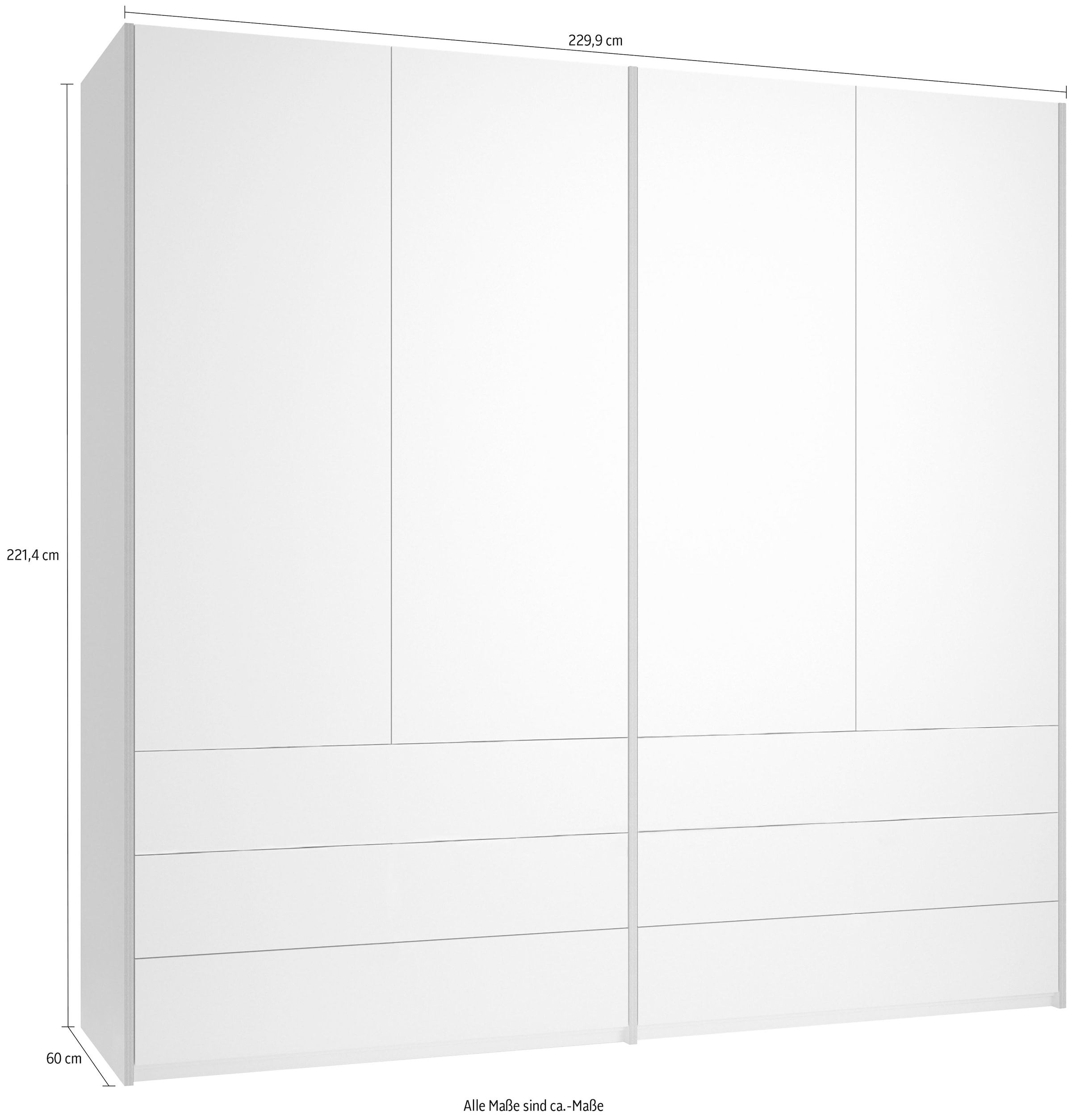 Müller SMALL LIVING Kleiderschrank »Modular Plus Variante 4«, inklusive 6  geräumiger Schubladen bestellen im OTTO Online Shop