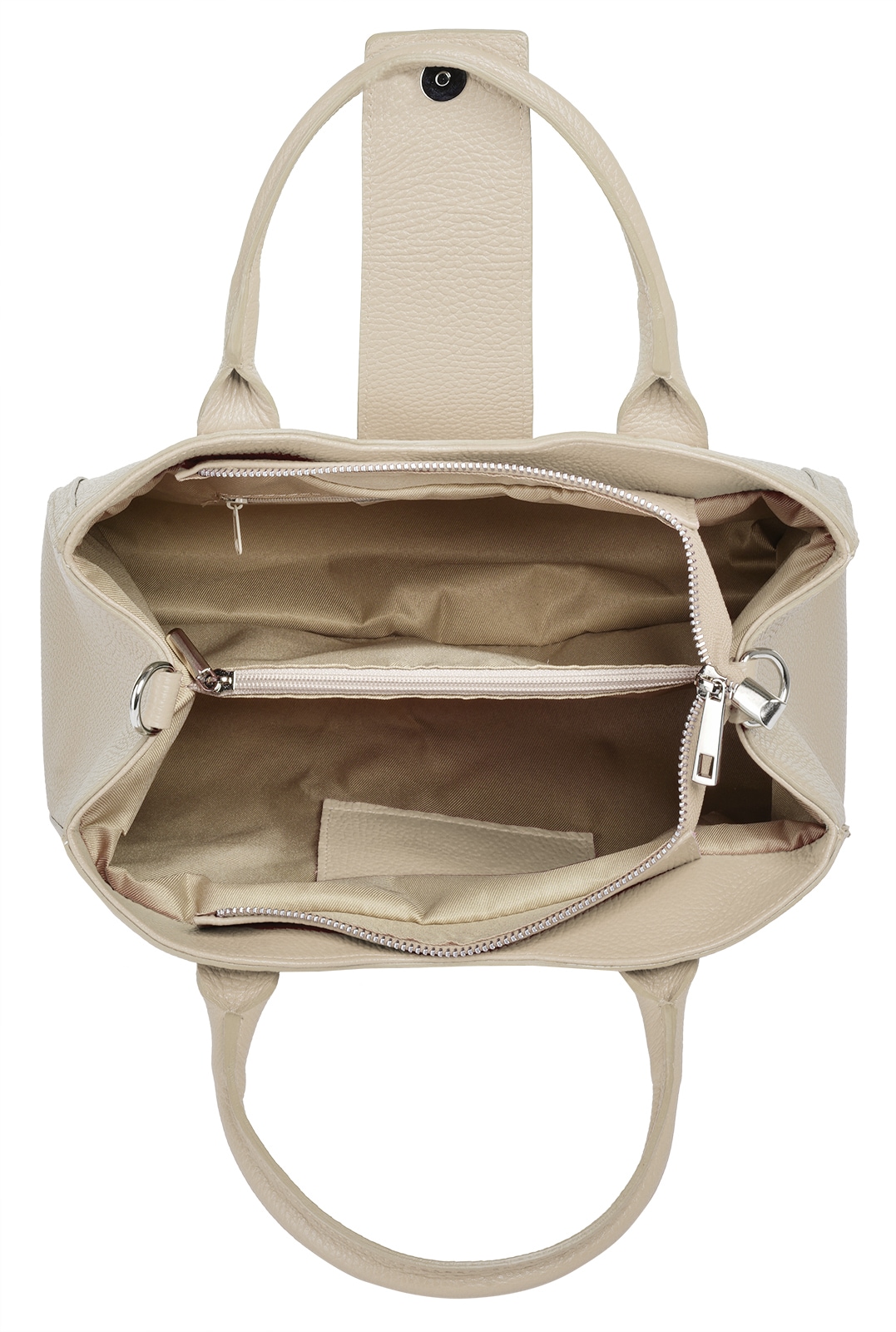 Samantha Look Henkeltasche echt Leder, Made in Italy