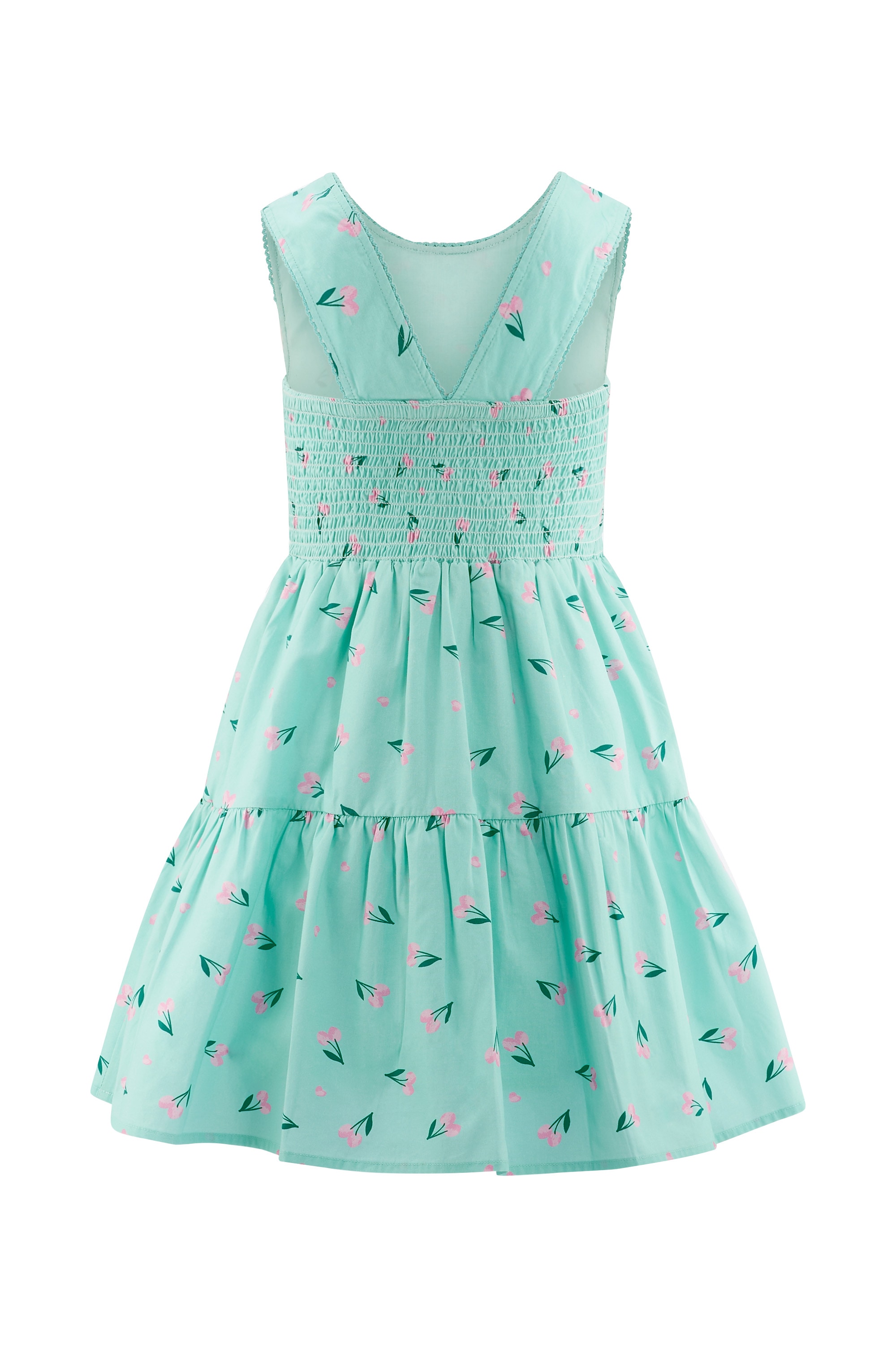 happy girls Sommerkleid mit breiten Trägern und Smokeinsatz im Rücken