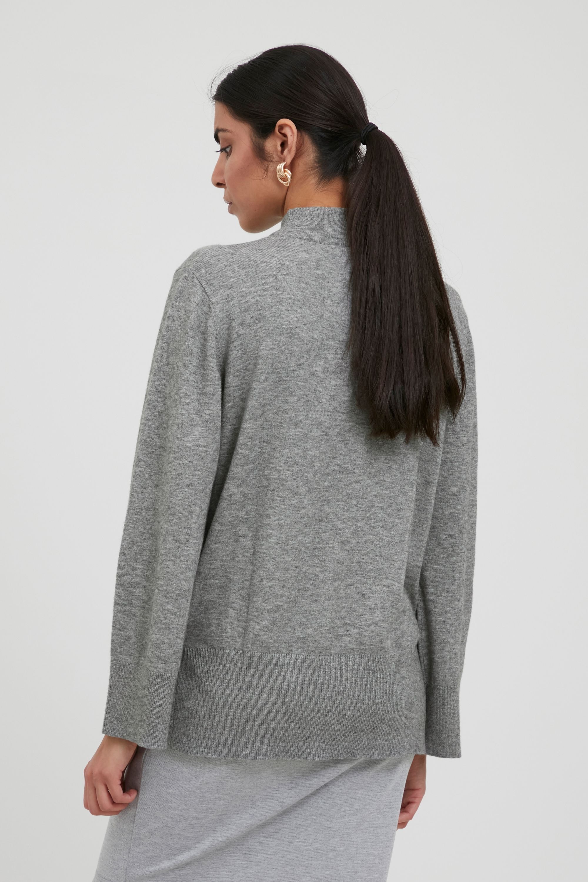 Ichi Strickfleece-Pullover »Strickpullover IHKava«