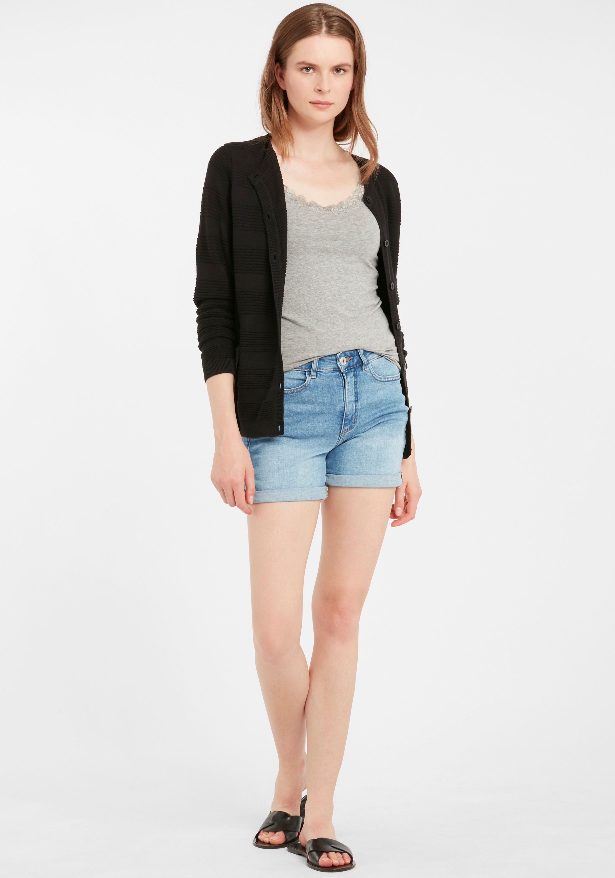 fransa Cardigan »FRLETAN 1«, Cardigan aus Feinstrick