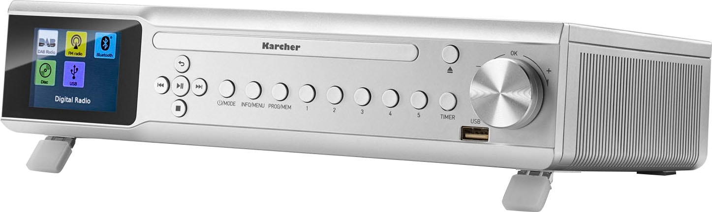 Karcher (DAB+)-UKW Digitalradio »RA mit (Bluetooth W) bei jetzt (DAB+) 6 2060D«, Digitalradio RDS OTTO