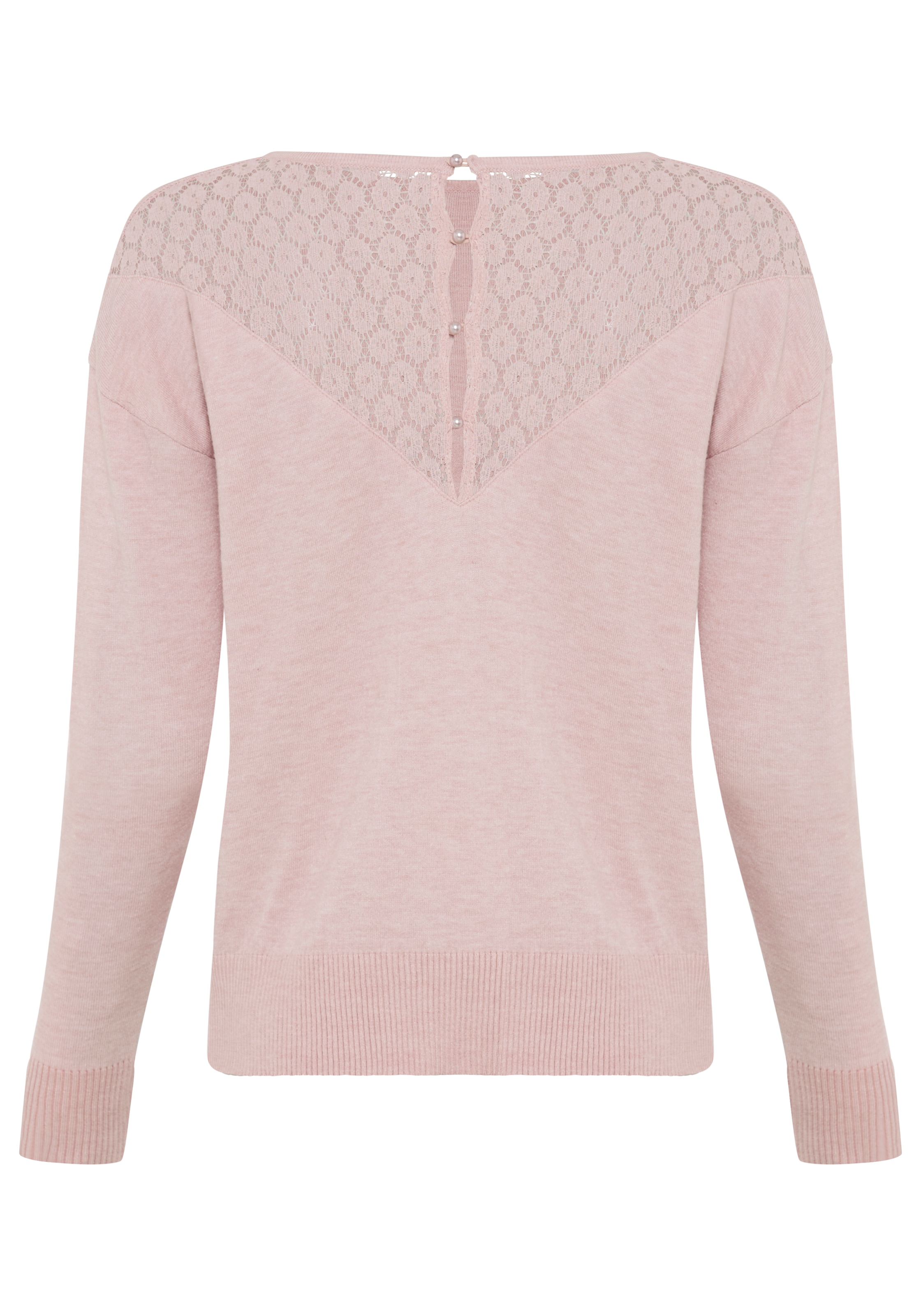 Laura Scott Strickpullover, mit Spitzendetial - NEUE KOLLEKTION