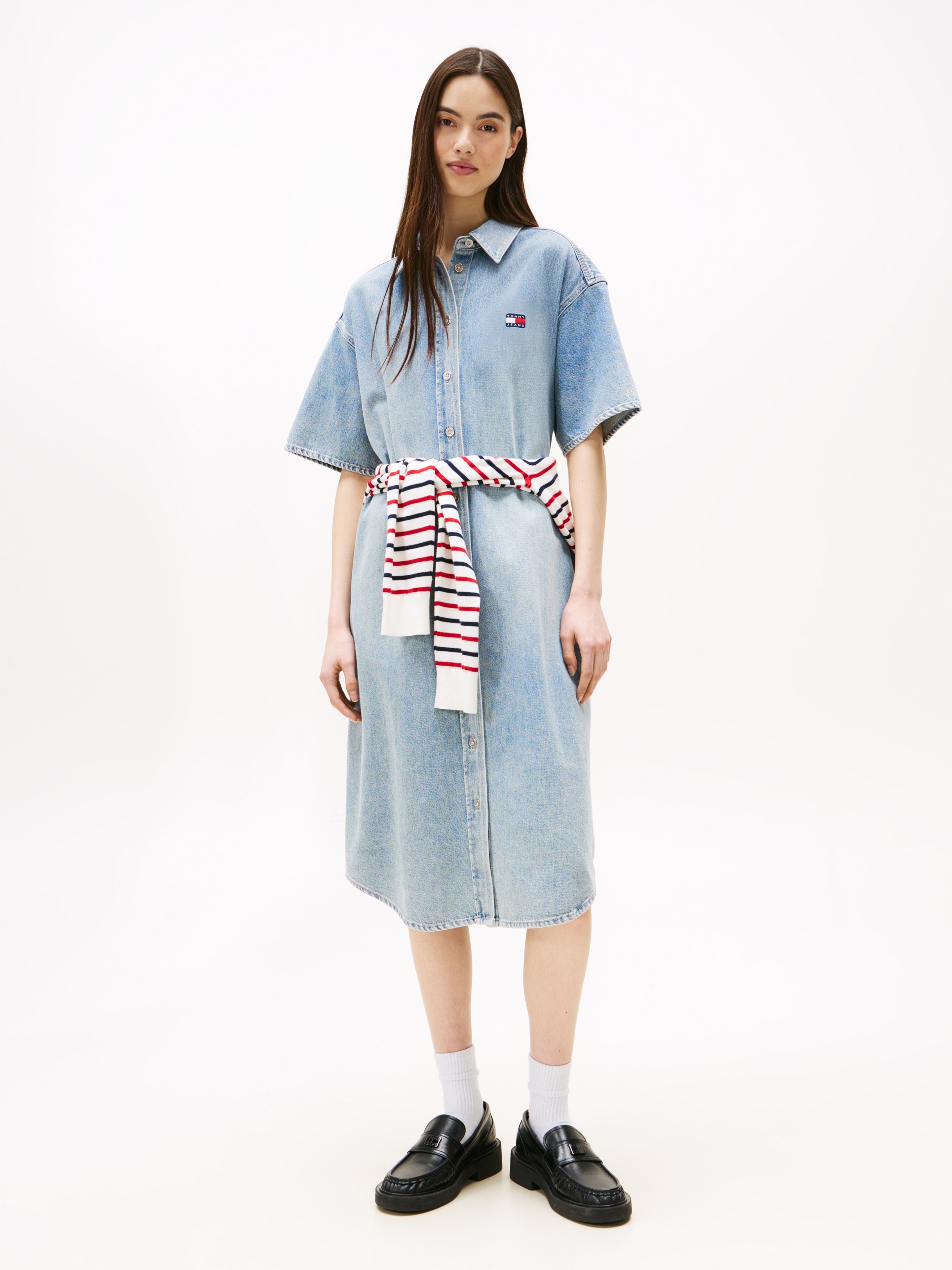 Tommy Jeans Jeanskleid »TJW DENIM SHIRTDRESS SS«