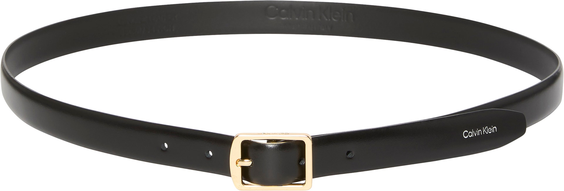 Calvin Klein Jeans Ledergürtel »CLASSIC SQUARE BUCKLE BELT 20MM«, Größenverstellbar