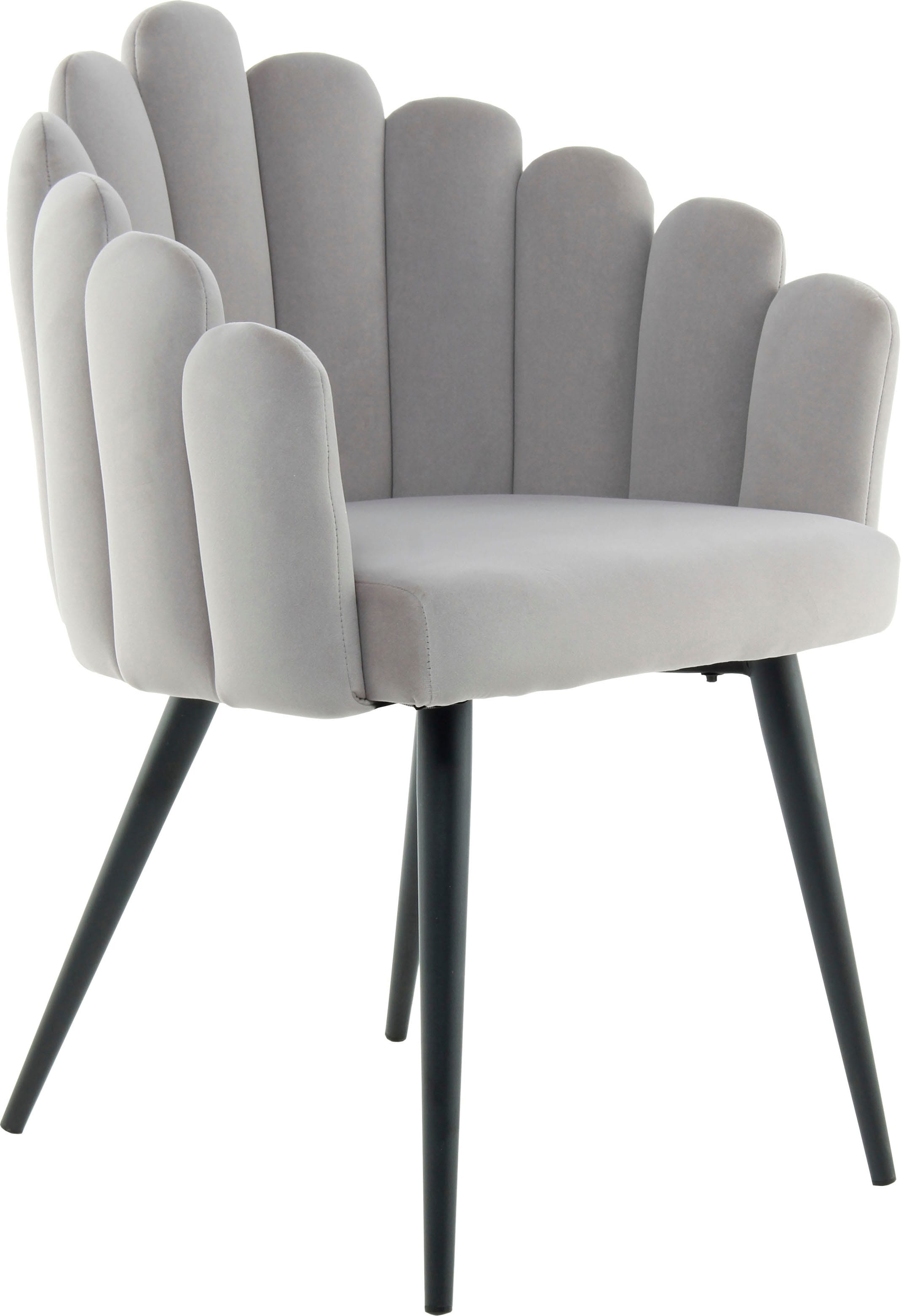 Kayoom Polsterstuhl »Stuhl Jeane 625, mit samtweichem Bezug, bequem und gemütlich« () 1 Stk.samtweicher Bezug, modern, bequem und gemütlich, mit samtweichem Bezug