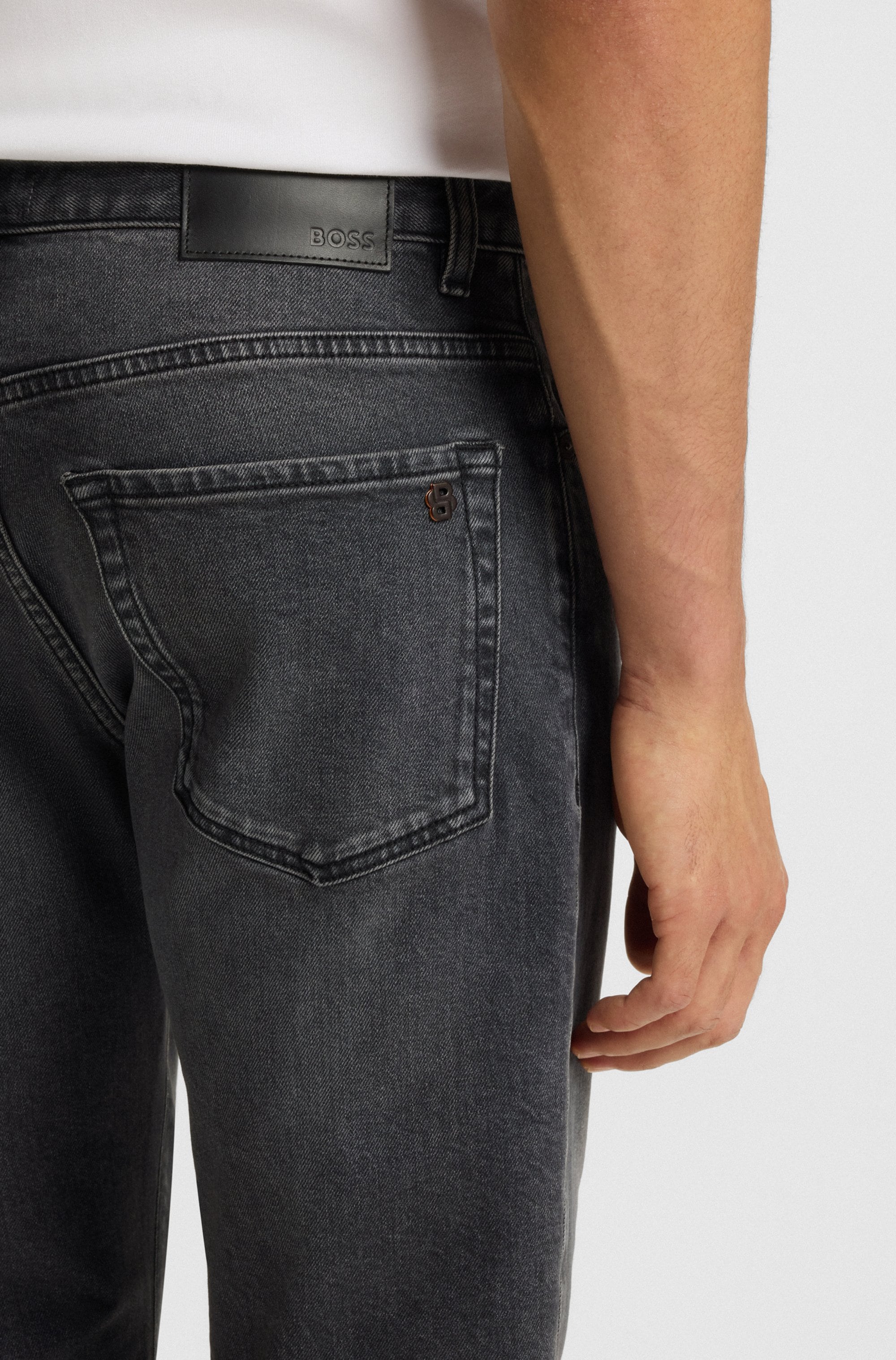 BOSS ORANGE Regular-fit-Jeans »Re Maine«, mittlere Bundhöhe, gerade Passform, authentische Waschung