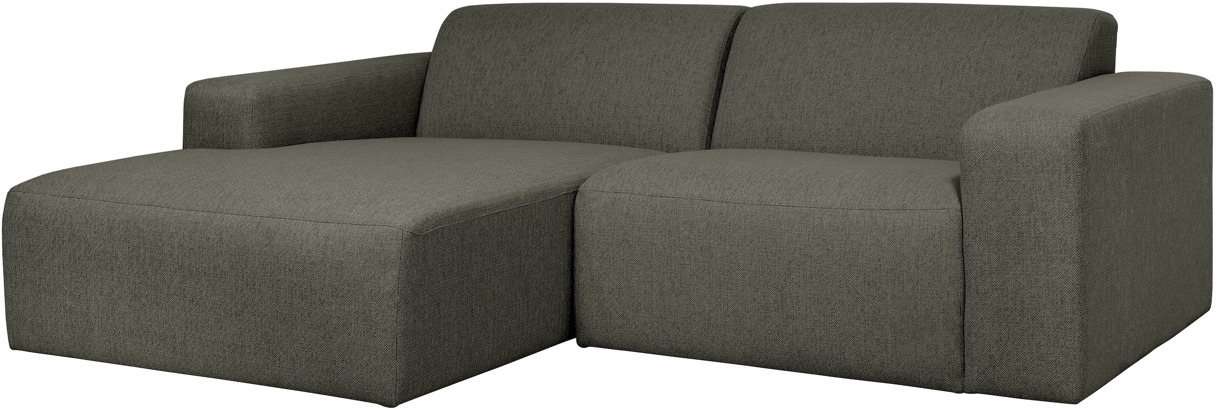 INOSIGN Ecksofa »Koa,228cm, L-Form, Modulsofa, Webstoff, Cord«, Designsofa, weicher Lounge-Sitzkomfort, Welleunterfederung, bodentief