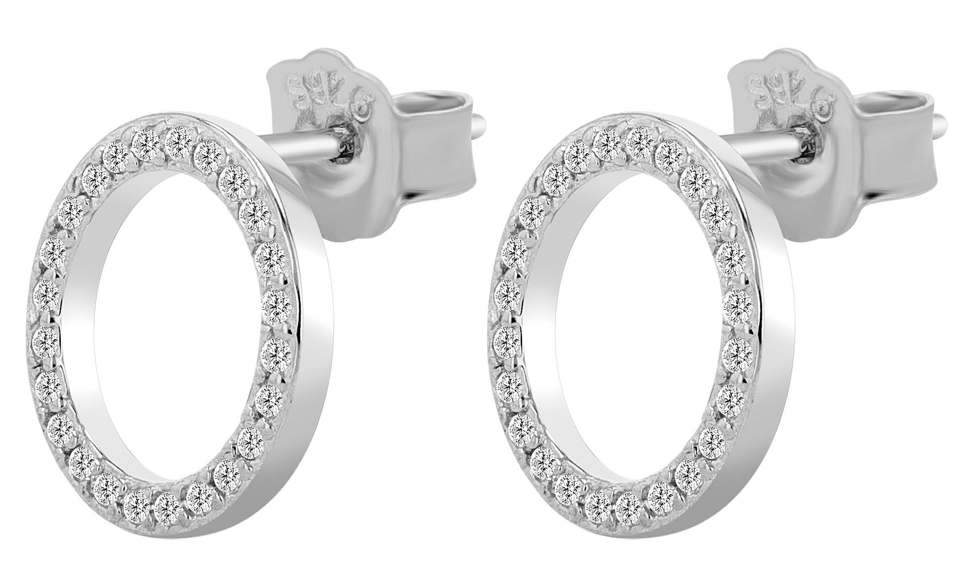 Adelia´s Paar Ohrstecker »Damen Ohrringe ¿ Ohrstecker aus 925 Silber«