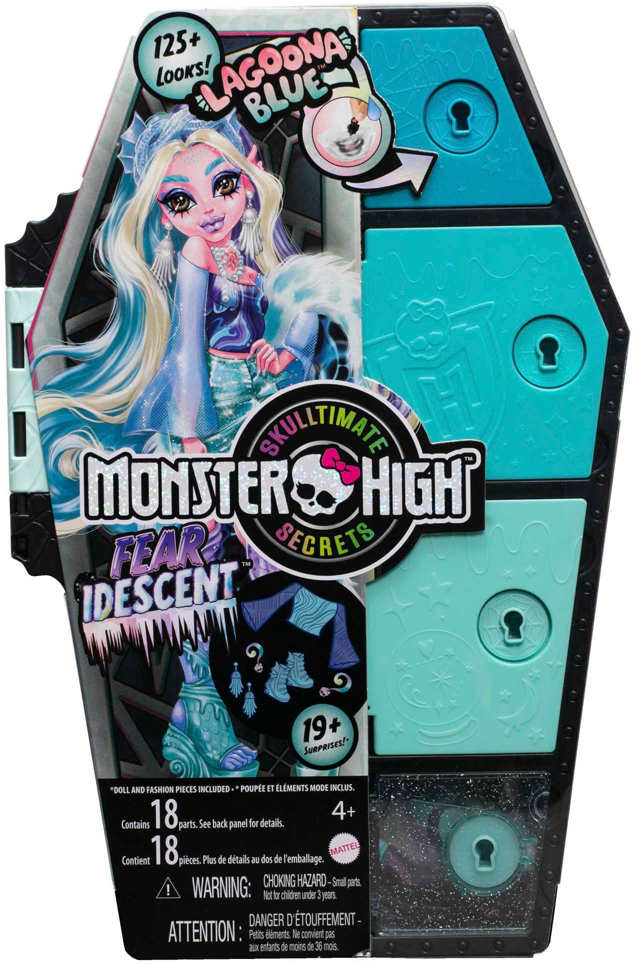 Mattel® Anziehpuppe »Monster High, Verborgene Schätze: Lagoona Blue, Fearidescent-Serie«