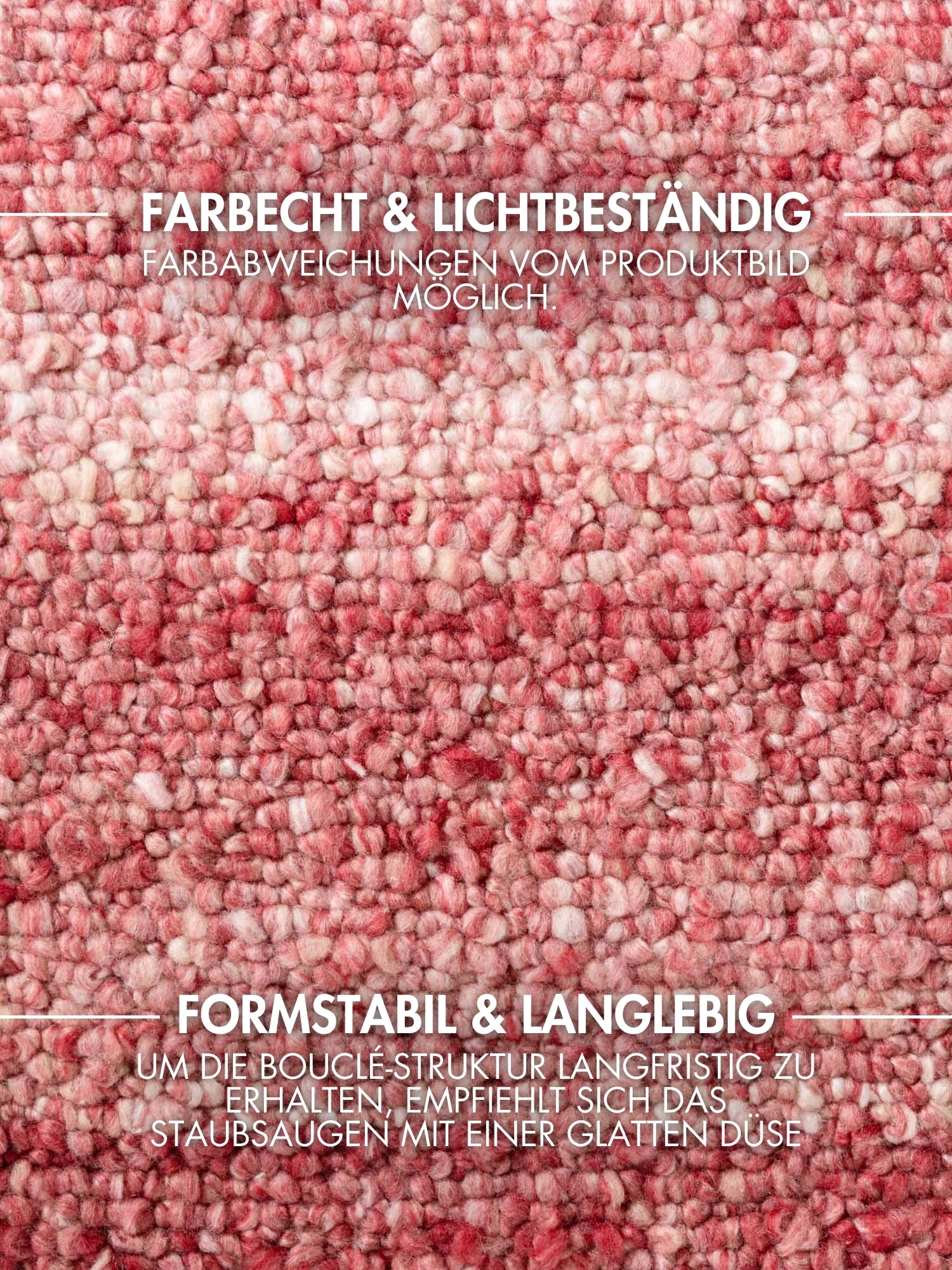 Ted Baker Teppich »Soft Bouclé Portobello , auch als Läufer« rechteckig 10 mm Höhe Woll-Optik, Bouclé Meliert, Wohnzimmer, Esszimmer, Schlafzimmer, Flur