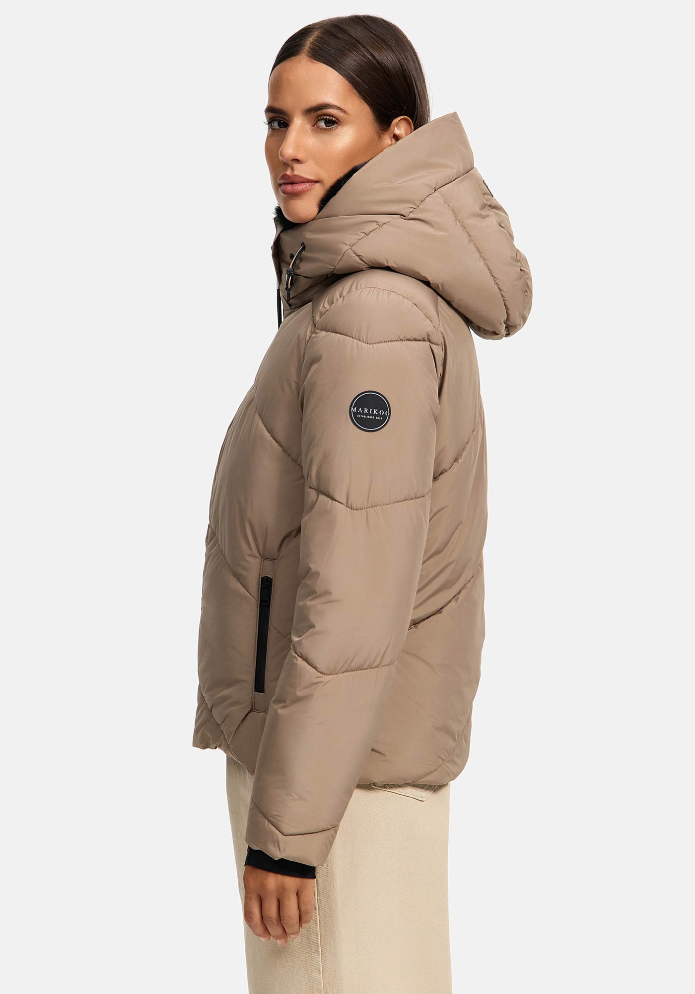 Marikoo Winterjacke »Marikoo Simaraa kurze Damen Winter Steppjacke N007«