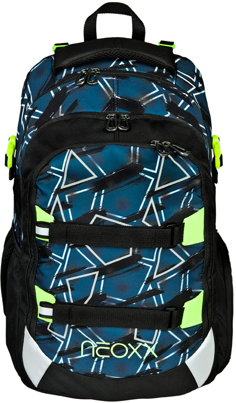 Schulrucksack »Active, Flash yourself«, reflektierende Details, aus recycelten...