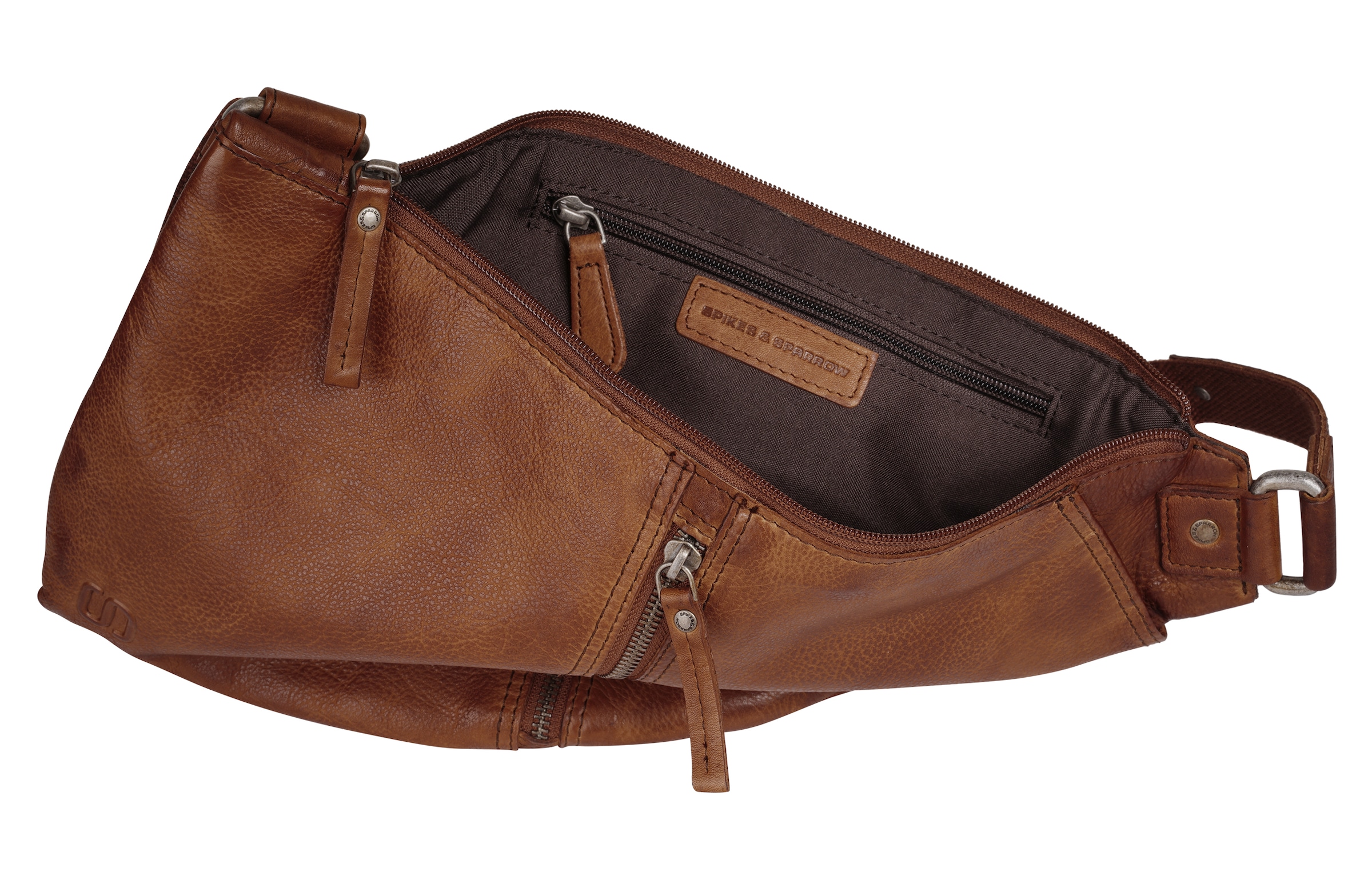 Spikes & Sparrow Umhängetasche echt Leder