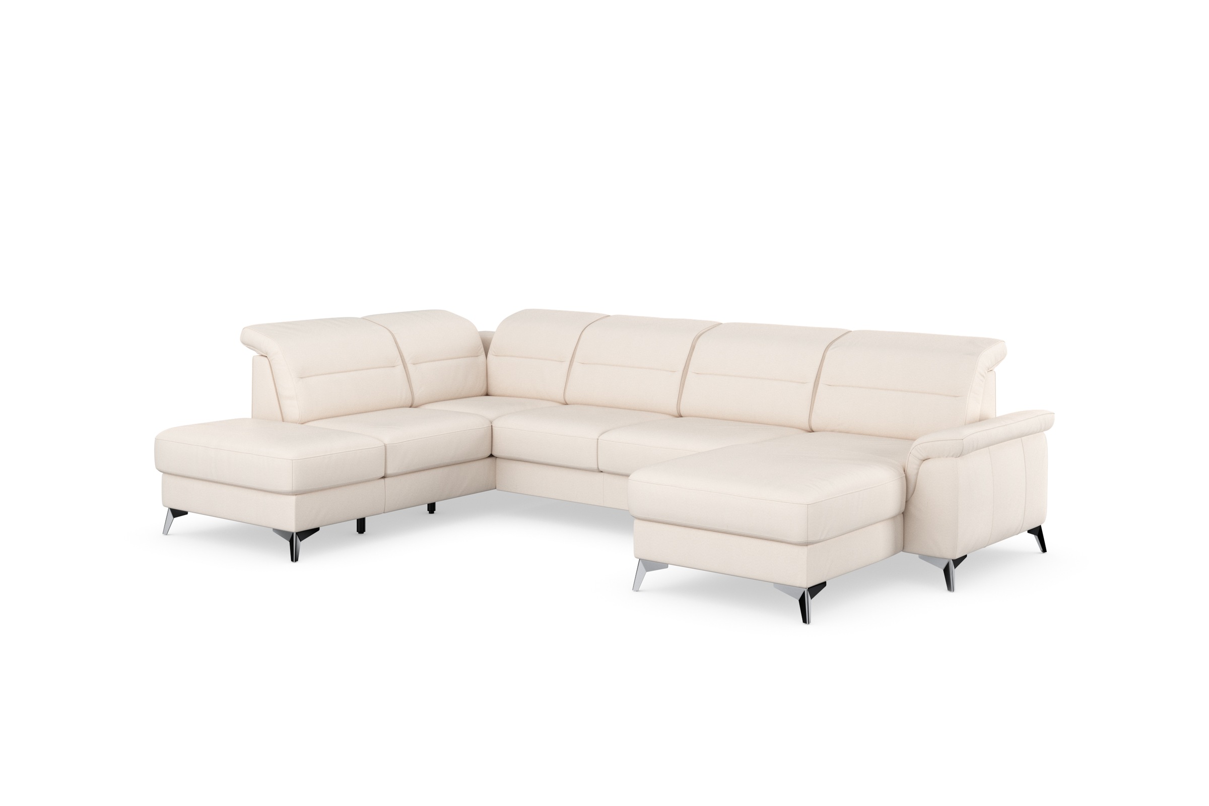 sit&more Wohnlandschaft »Sinatra U-Form«, optional mit Kopfteilverstellung und Armteilfunktion etc.